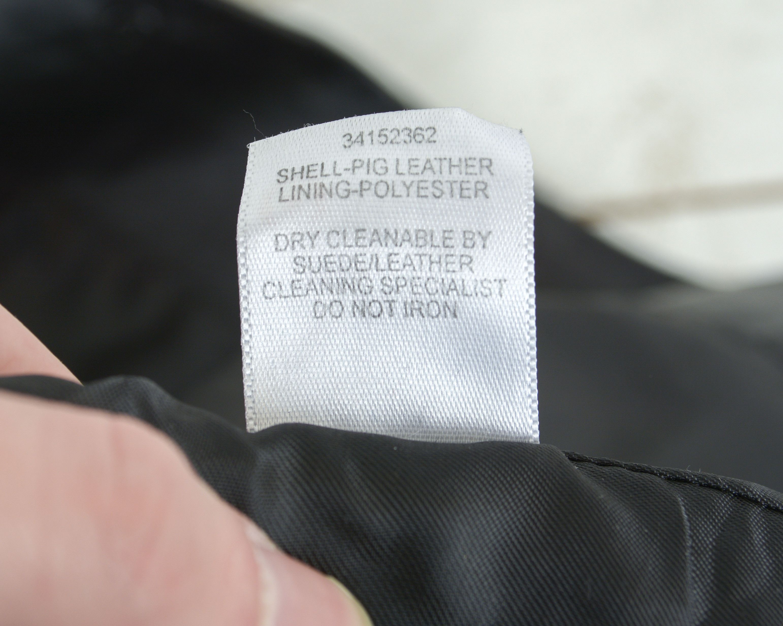 Target Basics × Vintage Genuine Leather Coat Black Button Up Jacket US 16 Trench Mac Size XL / US 12-14 / IT 48-50 - 8 Thumbnail
