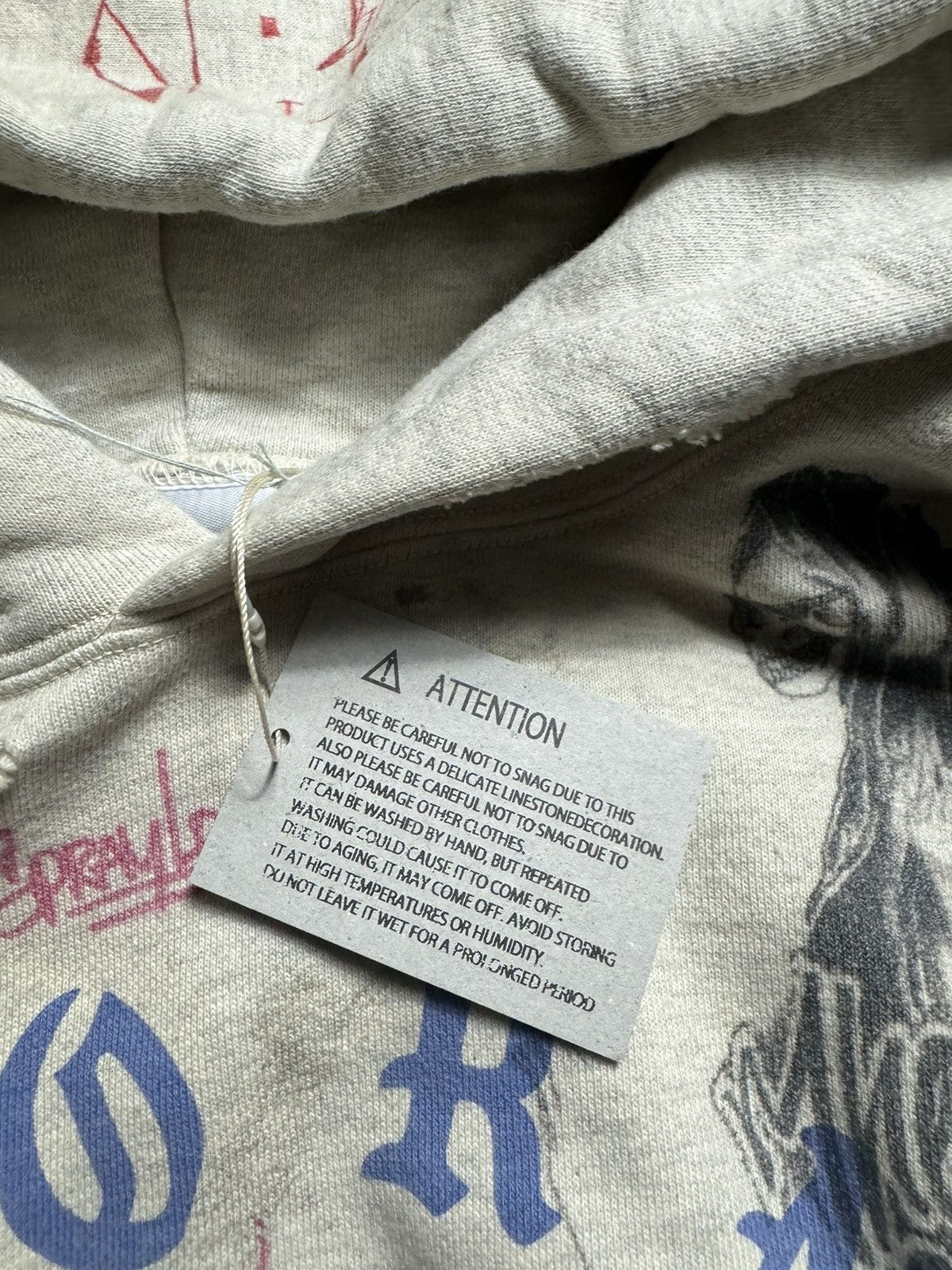 Born X Raised × Saint Michael Saint Michael Born X Raised Graffiti Hoodie Size US XL / EU 56 / 4 - 8 Thumbnail