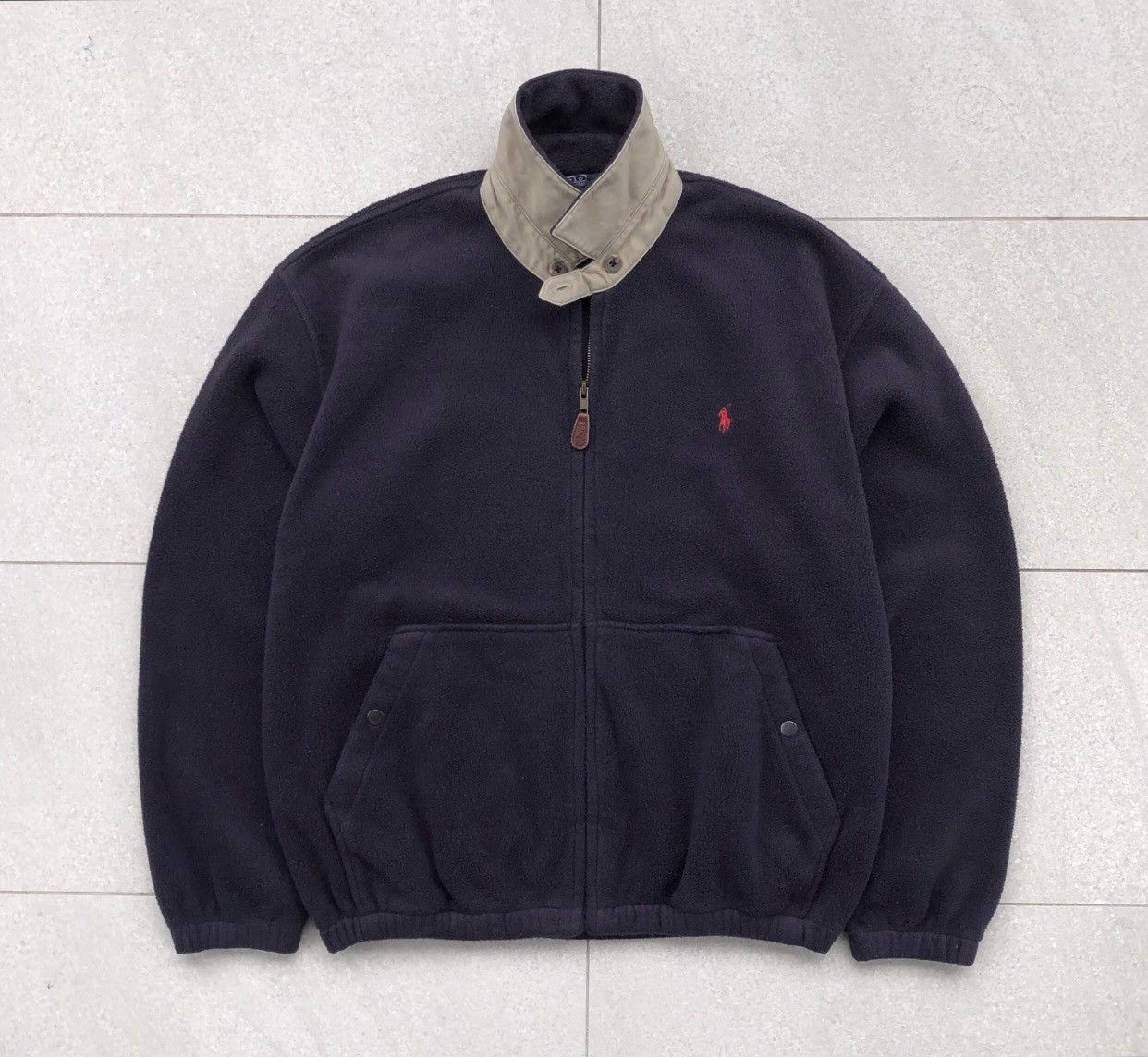 Polo Ralph Lauren Vintage Polo Ralph Lauren fleece Bomber Jacket Size US M / EU 48-50 / 2 - 2 Thumbnail