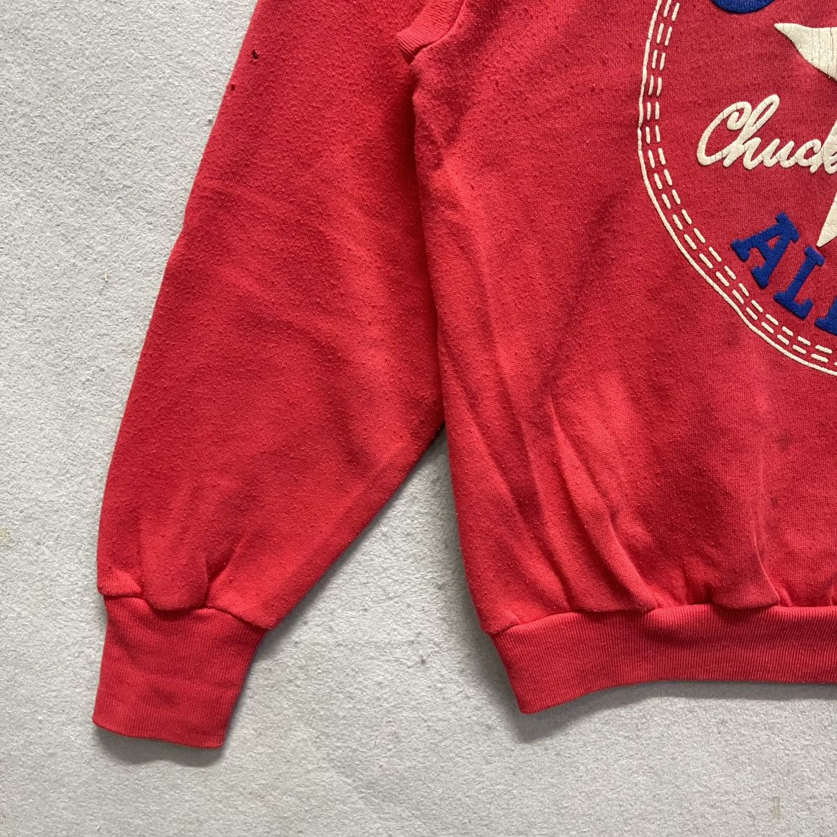 Converse Vintage Converse All Star Chuck Taylor Logo Sweatshirt Size US M / EU 48-50 / 2 - 5 Thumbnail