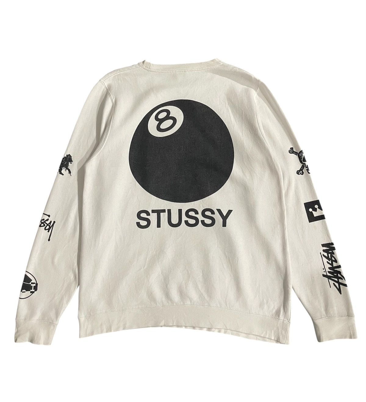 Stussy Vintage Stussy Crown Collage Fullprint Sweatshirt Size US XL / EU 56 / 4 - 3 Thumbnail