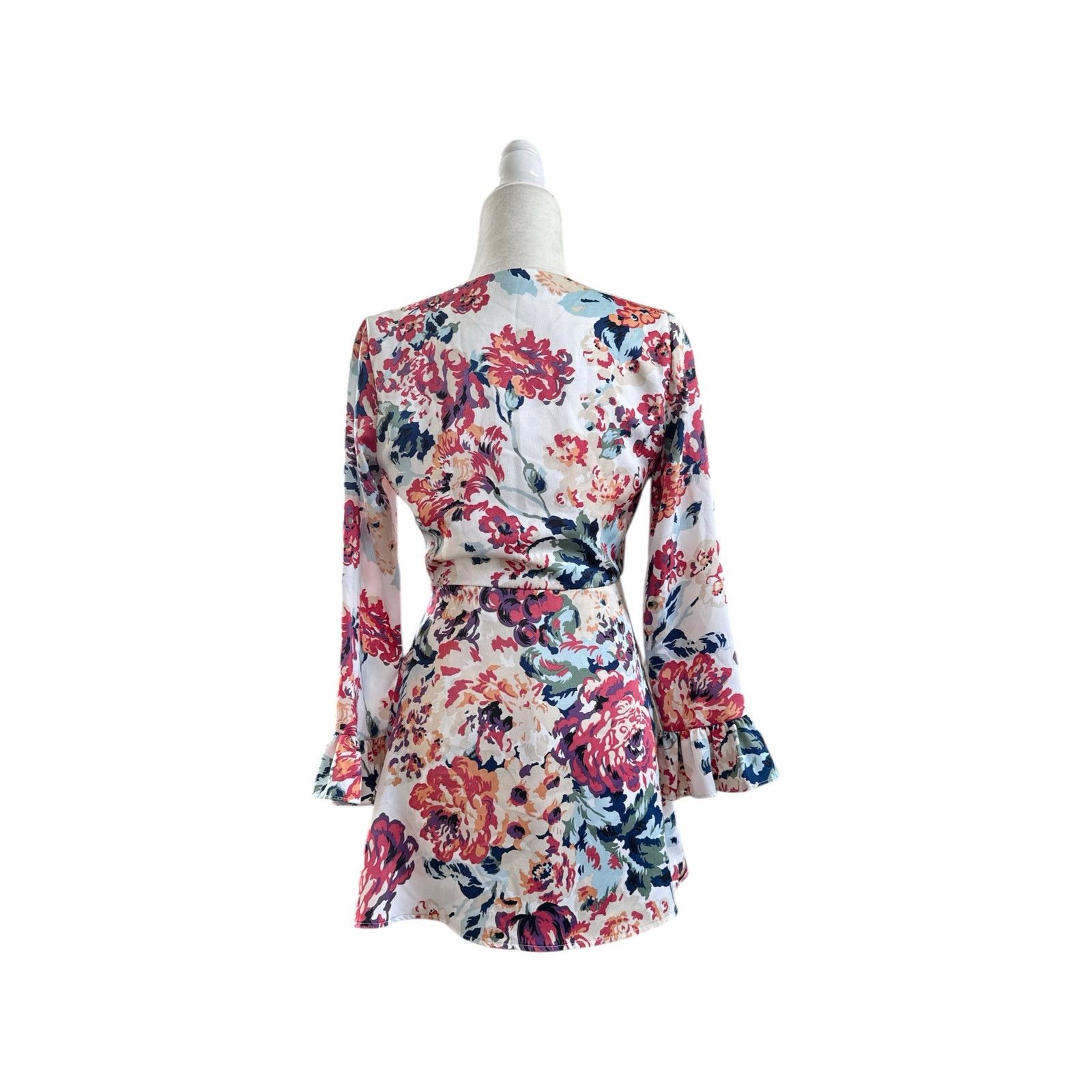 Other Pomelo Women’s Floral Wrap Front Romper Dress Small Size S / US 4 / IT 40 - 4 Thumbnail
