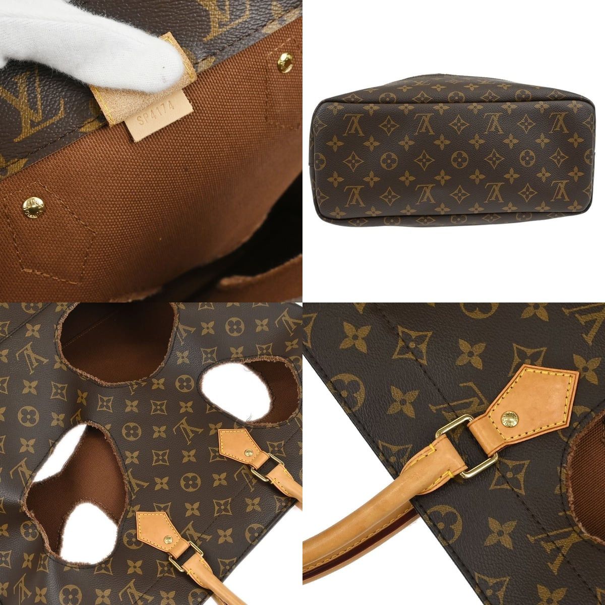 Louis Vuitton Louis Vuitton Monogram Canvas Rei Kawakubo With Holes Bag Size ONE SIZE - 4 Thumbnail