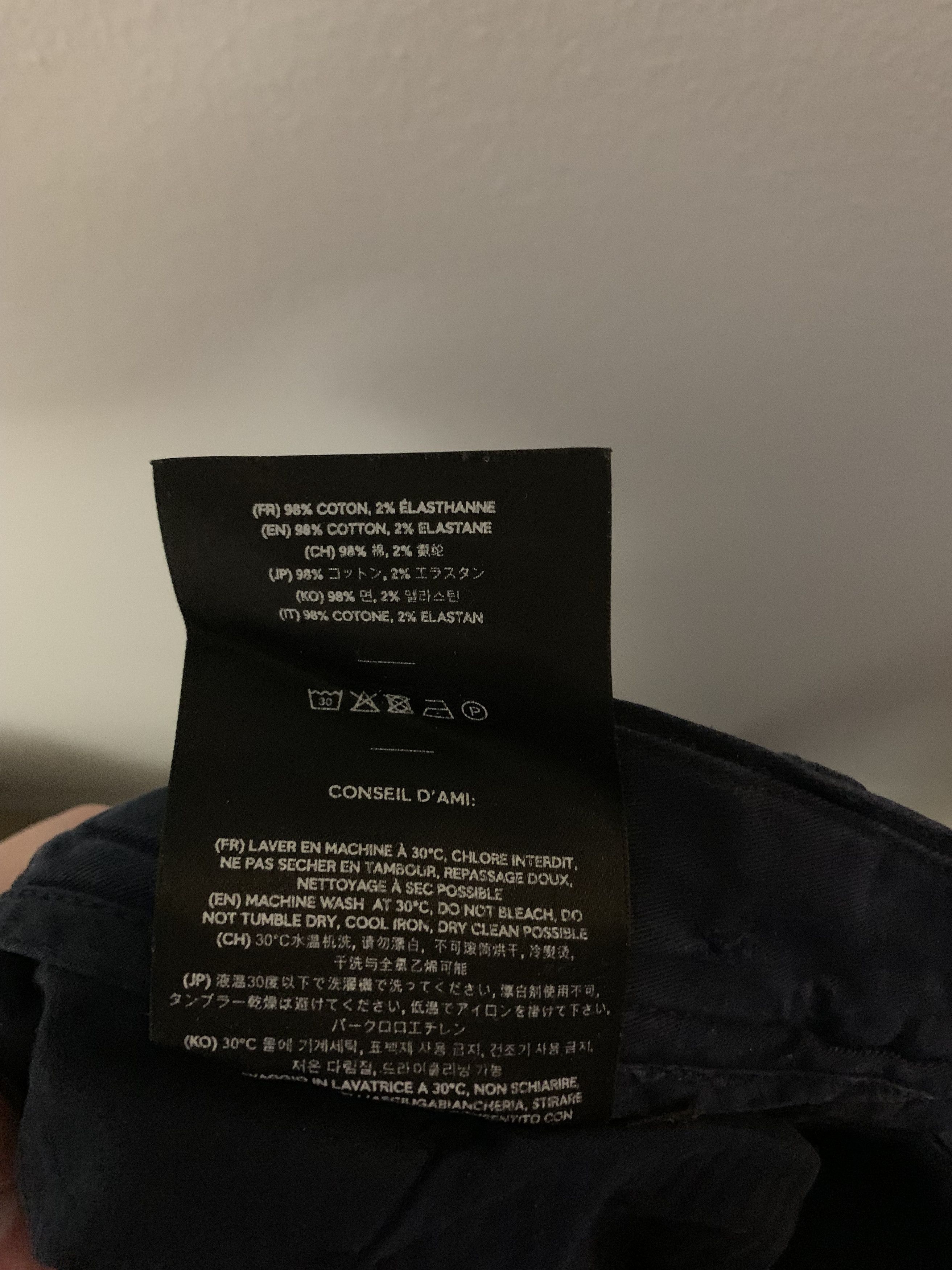 AMI AMI Slim-Fit Cotton-Twill Chinos Size US 30 / EU 46 - 5 Thumbnail