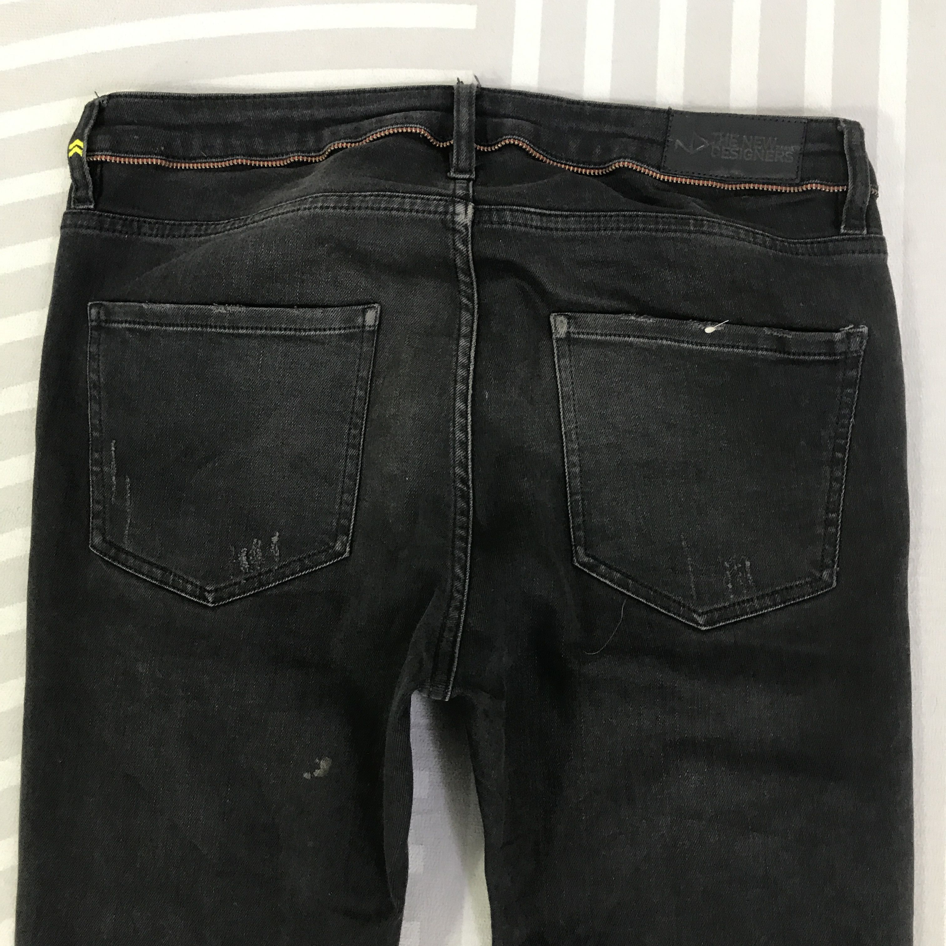 Japanese Brand Vintage The New Designers Punk Jeans K130B20 Size US 31 - 5 Thumbnail