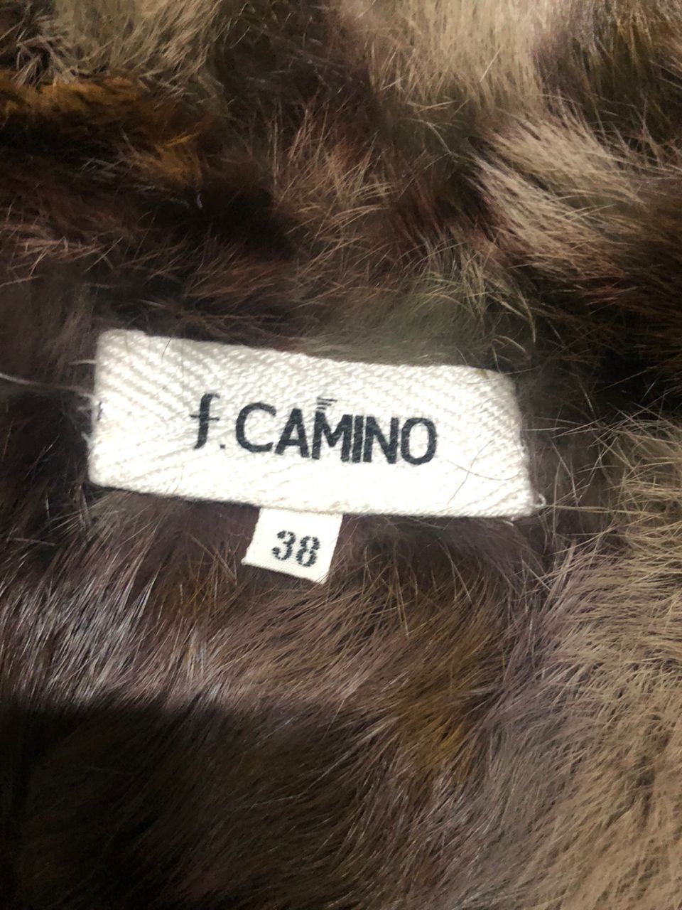 If Six Was Nine f.CAMINO Rabbit Patchwork Fur Coat Jacket Size XS / US 0-2 / IT 36-38 - 15 Thumbnail