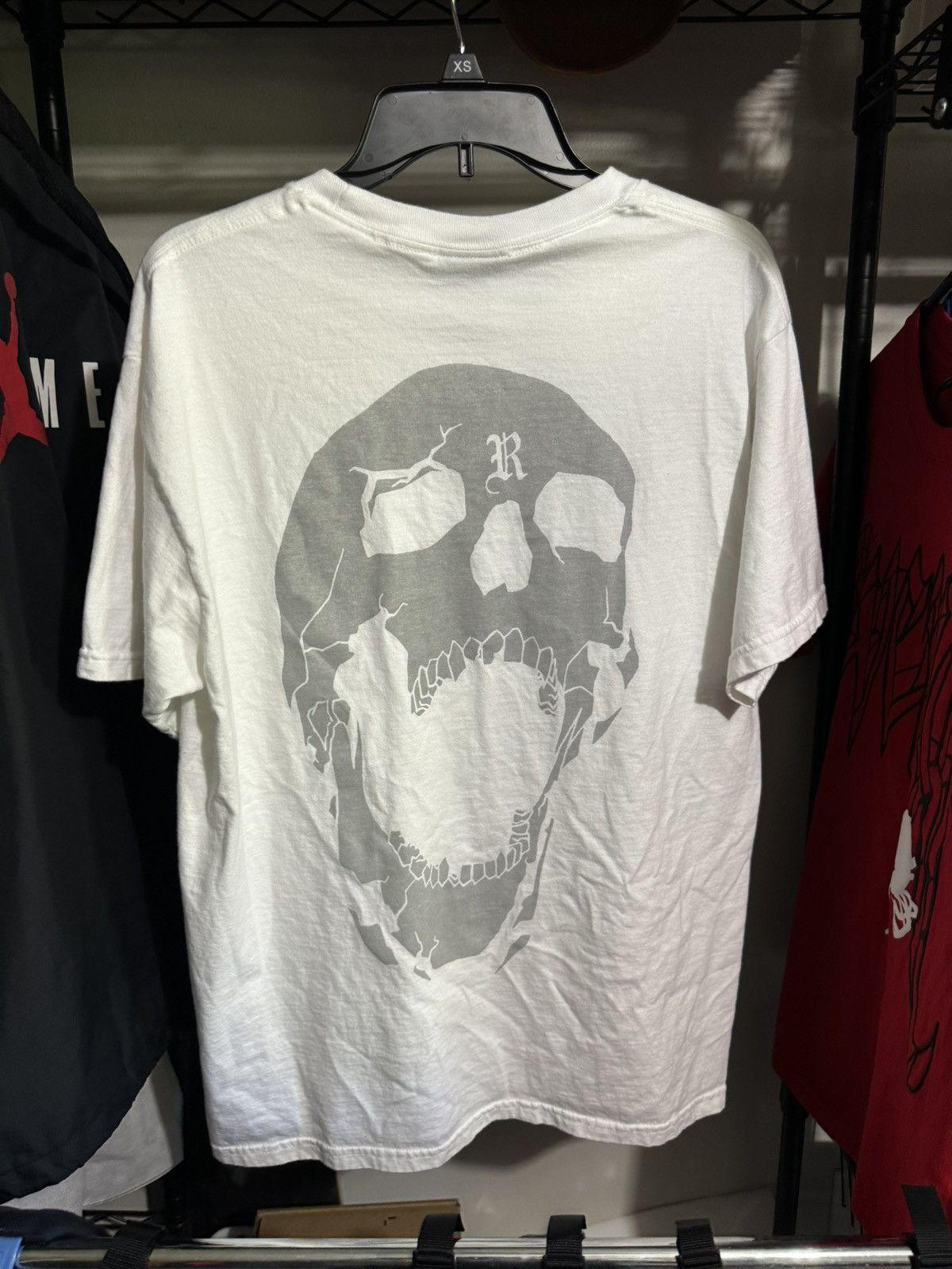 Revenge Revenge Bones Reflective Tee White L Size US L / EU 52-54 / 3 - 7 Thumbnail