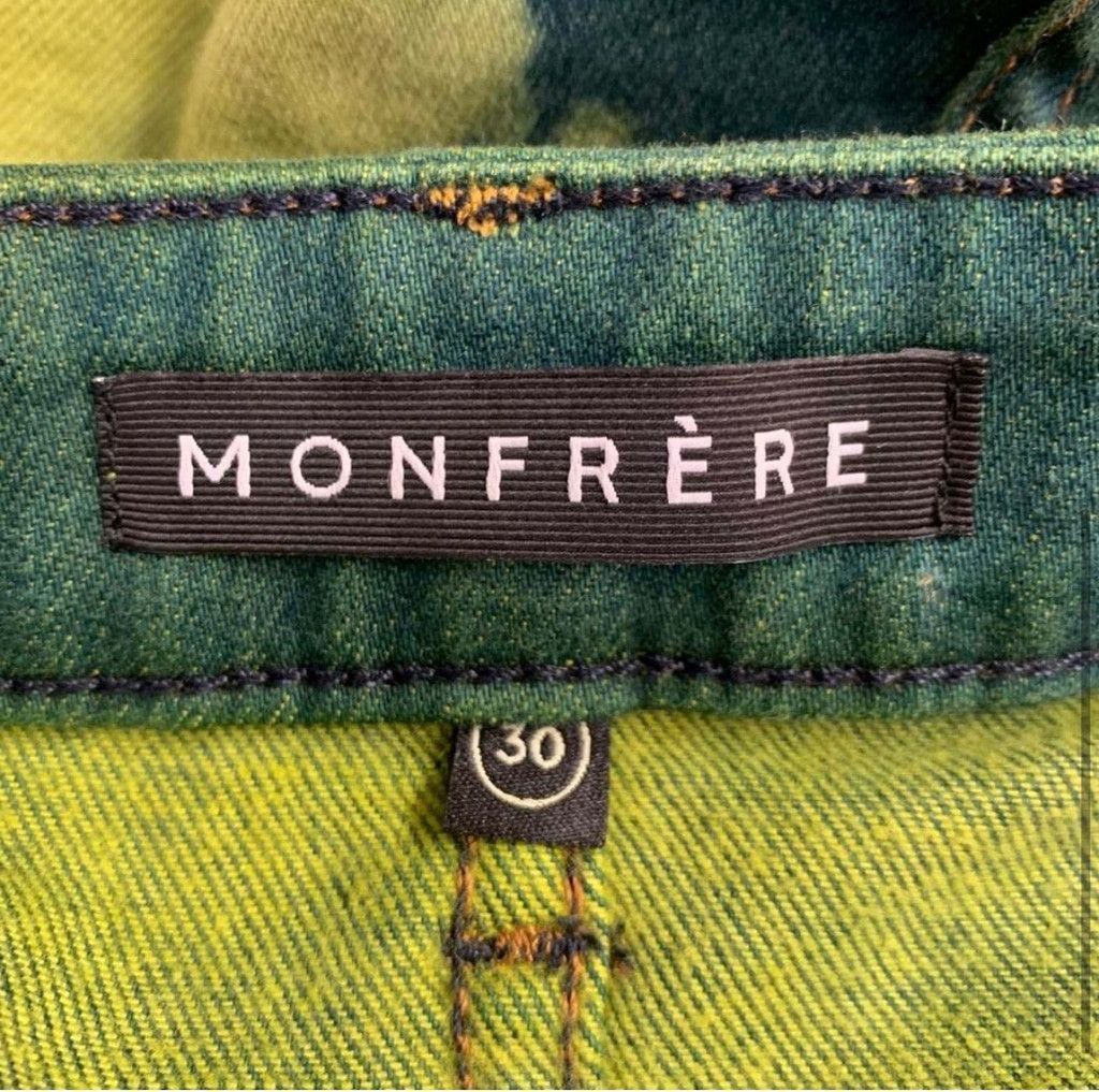 MONFRERE Montclair Ibiza Japanese Denim Pants Rare Gr Statement Jeans Size US 31 - 7 Thumbnail