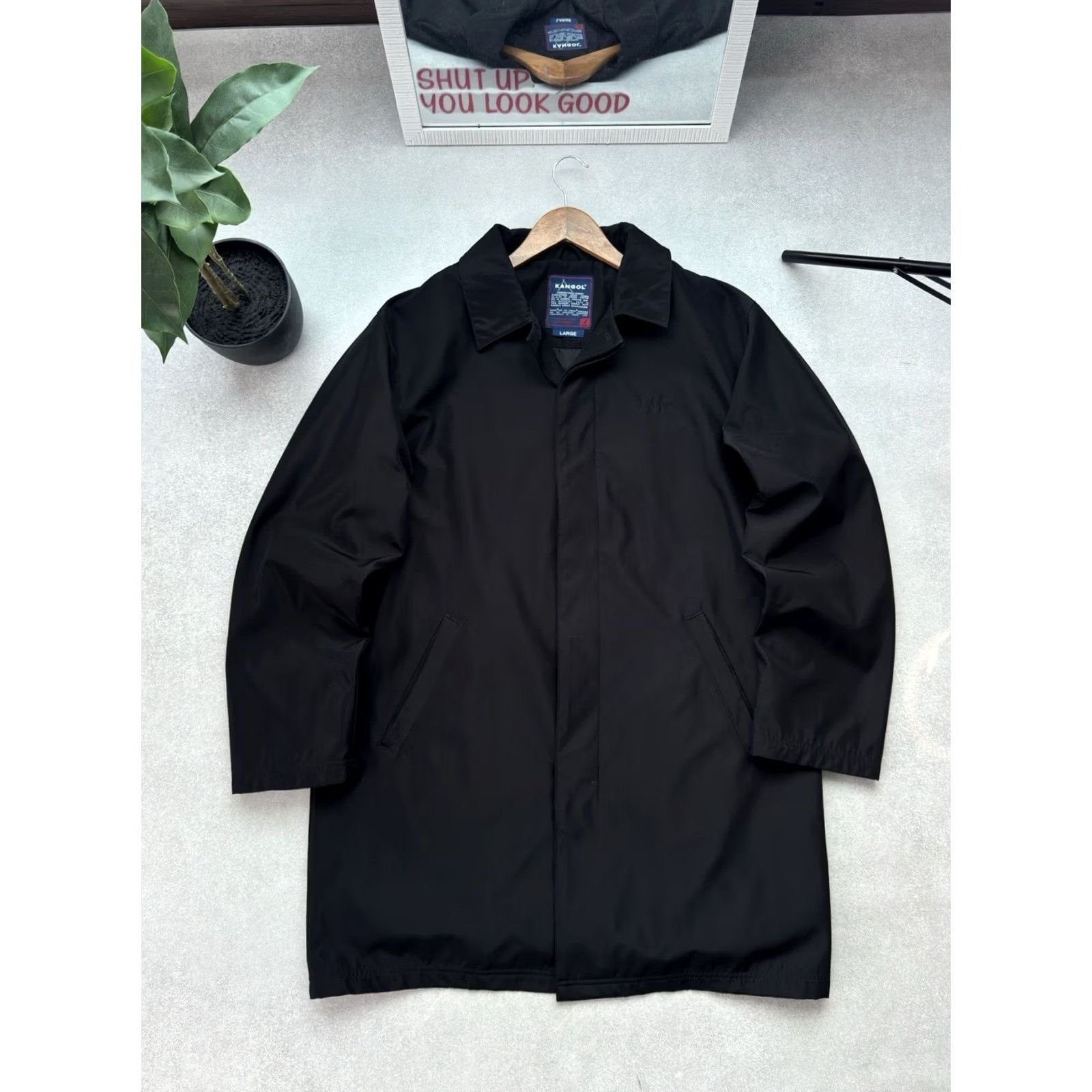 Kangol VINTAGE Kangol Jacket Men L Black Nylon Coat Windbreaker 90s City Classic Designer USA Italy Archive Streetwear 80s 90s Hip Hop Mens Size US L / EU 52-54 / 3 - 3 Thumbnail