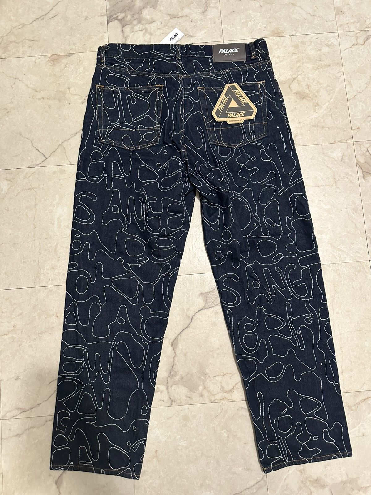 Palace PALACE P45 SPLAT DENIM JEANS SIZE 32 Size US 32 / EU 48 - 2 Thumbnail