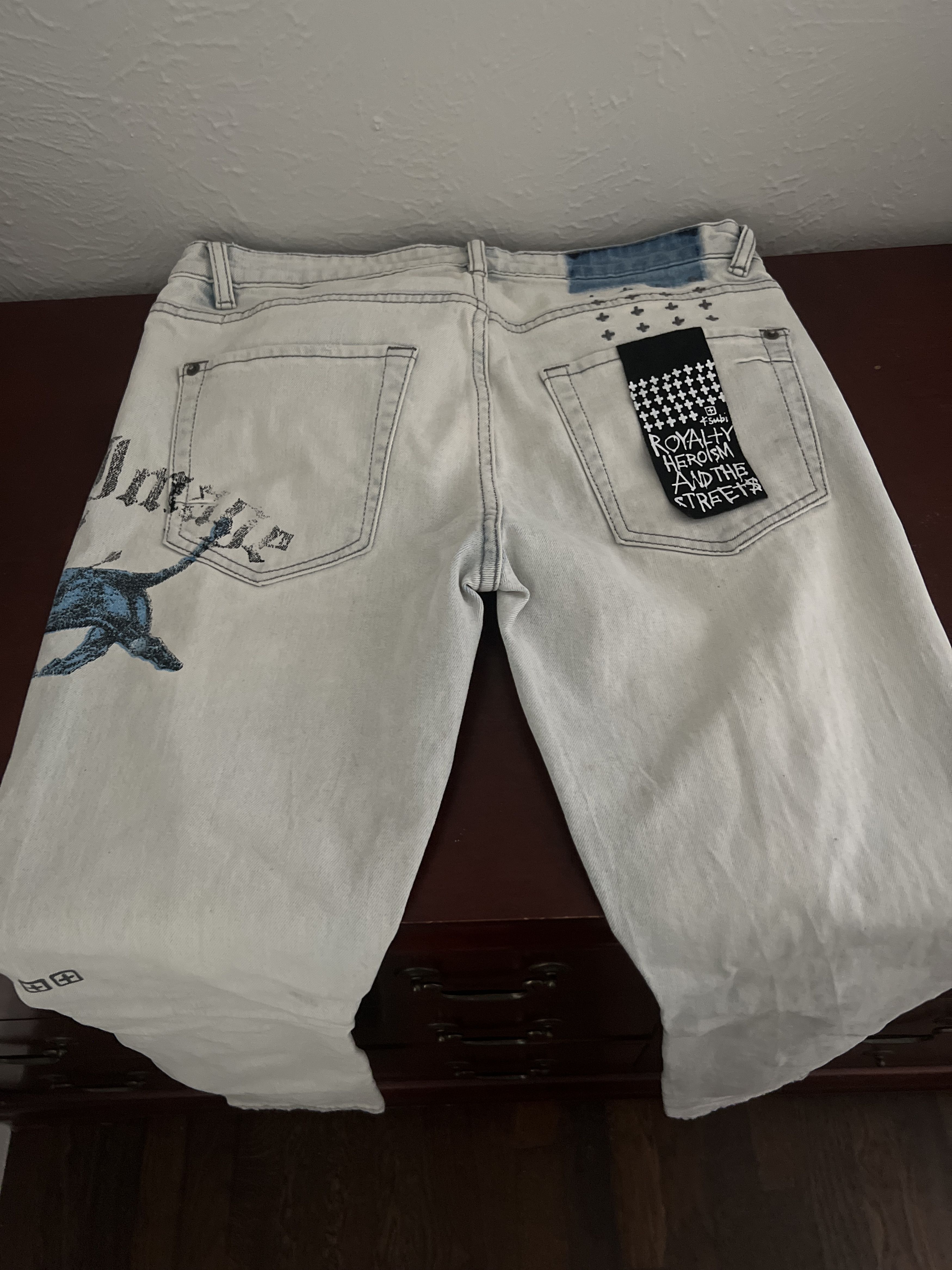 Ksubi Van Winkle Cold Image Iced - White Ksubi pants Size US 30 / EU 46 - 2 Thumbnail