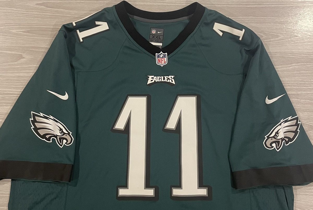 NFL × Nike Nike Philadelphia Eagles Wentz #11 Jersey Men's Size 2XL Size US XXL / EU 58 / 5 - 3 Thumbnail
