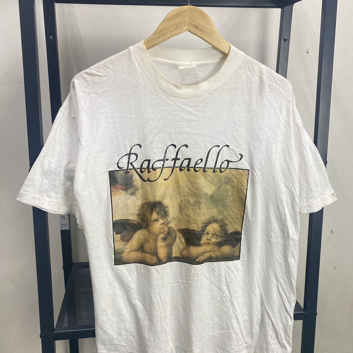 Vintage Vintage 1990’s Raffaello Sanzio Art T Shirt Angels Size US S / EU 44-46 / 1 - 3 Thumbnail