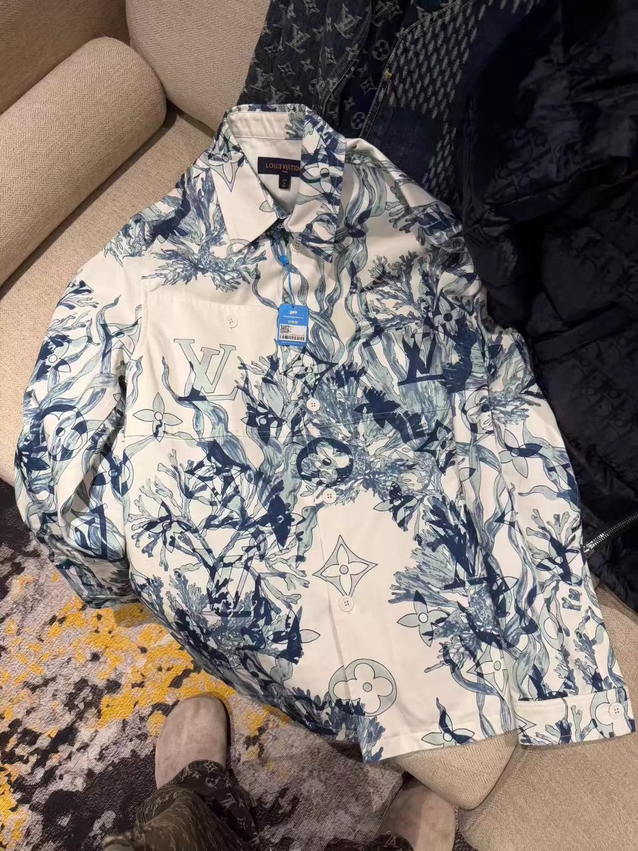 Louis Vuitton LV Seagrass Shirt Jacket M Size US M / EU 48-50 / 2 - 1 Thumbnail