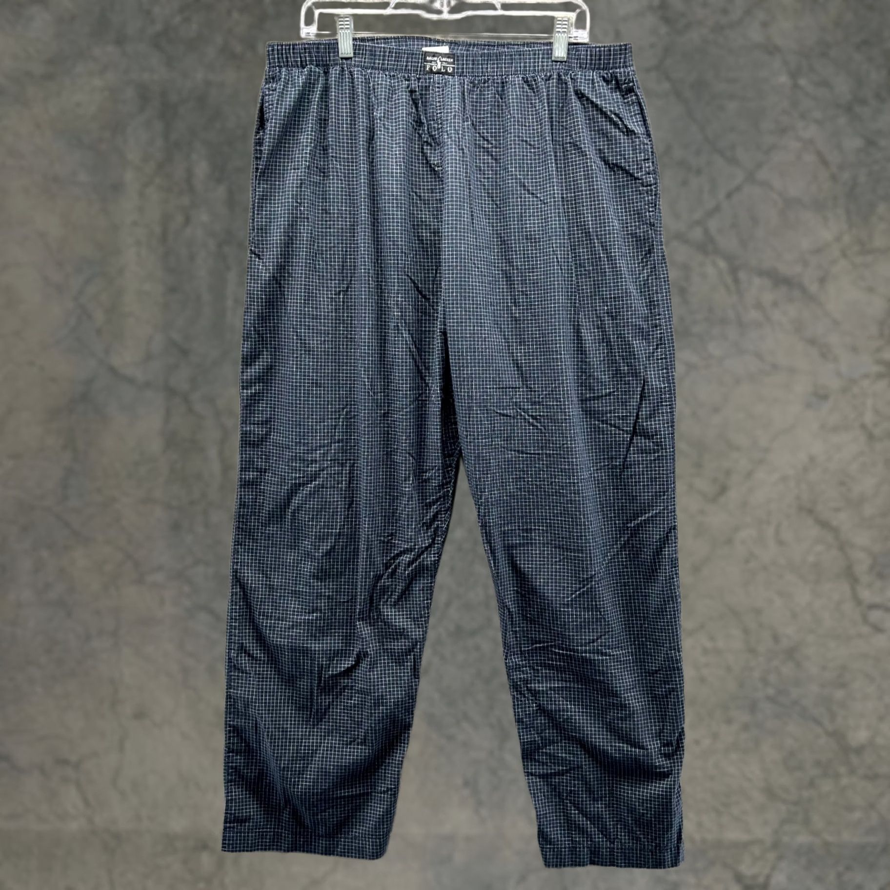 Polo Ralph Lauren VINTAGE Polo Ralph Lauren Pajama Pants Men Large Adult Black Sleepwear Stretch Soft Flannel Cotton Size US L / EU 52-54 / 3 - 1 Thumbnail