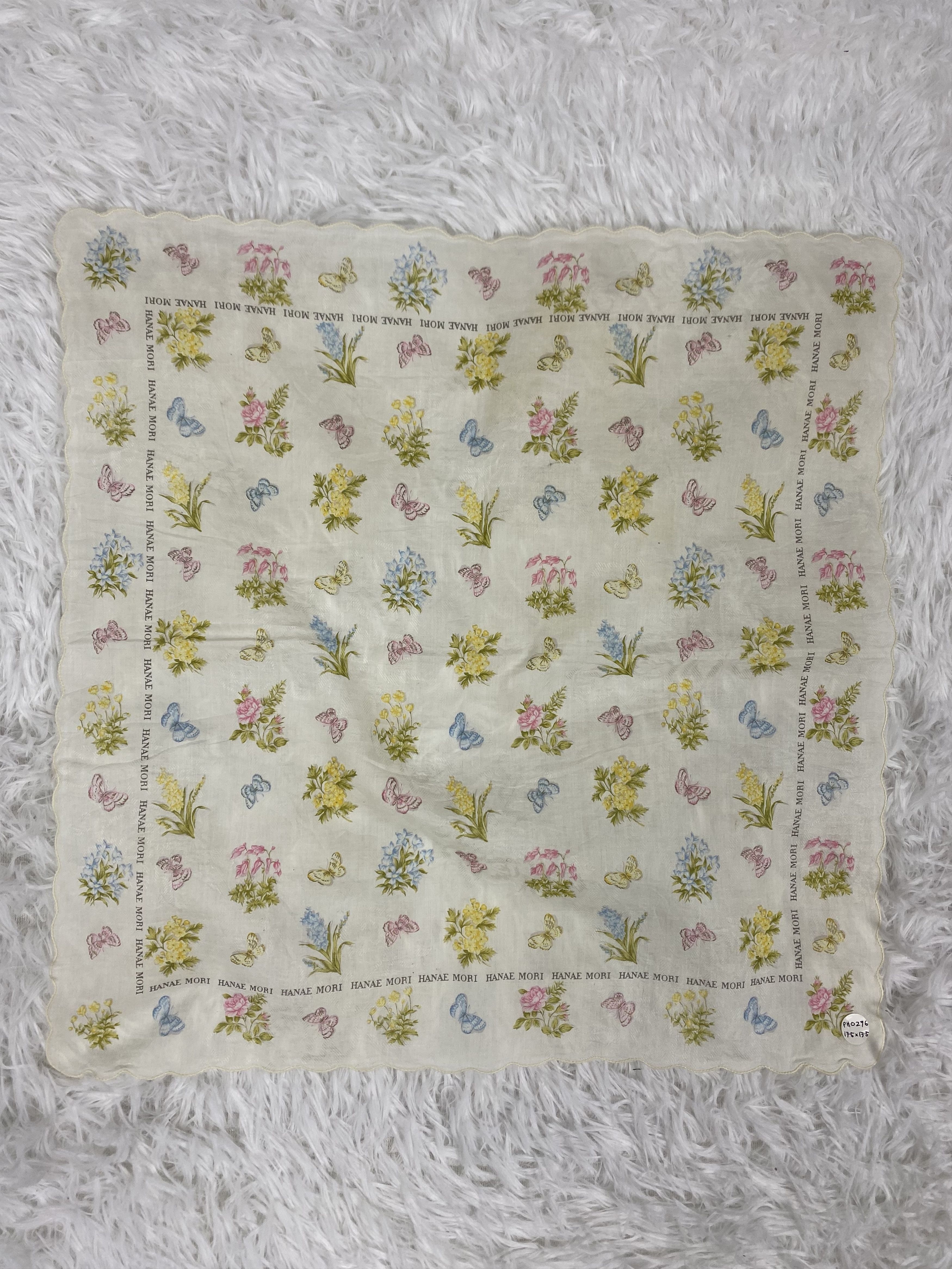 Hanae Mori Vintage Hanae Mori Handkerchief Neckerchief PH0276 Size ONE SIZE - 3 Thumbnail