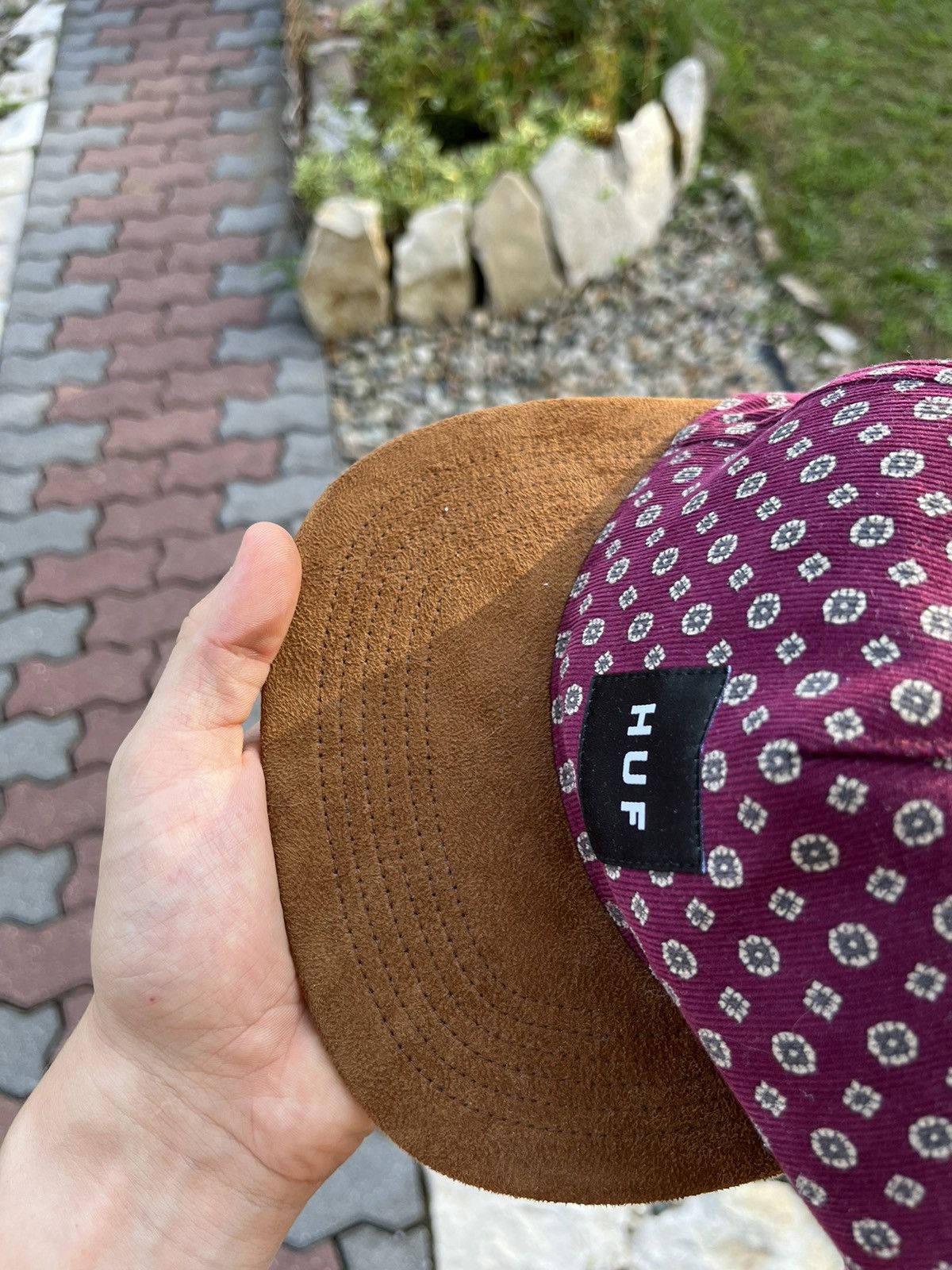 Huf × Vintage Vintage Huf flower snapback corduroy suede hat cap y2k retro Size ONE SIZE - 8 Thumbnail