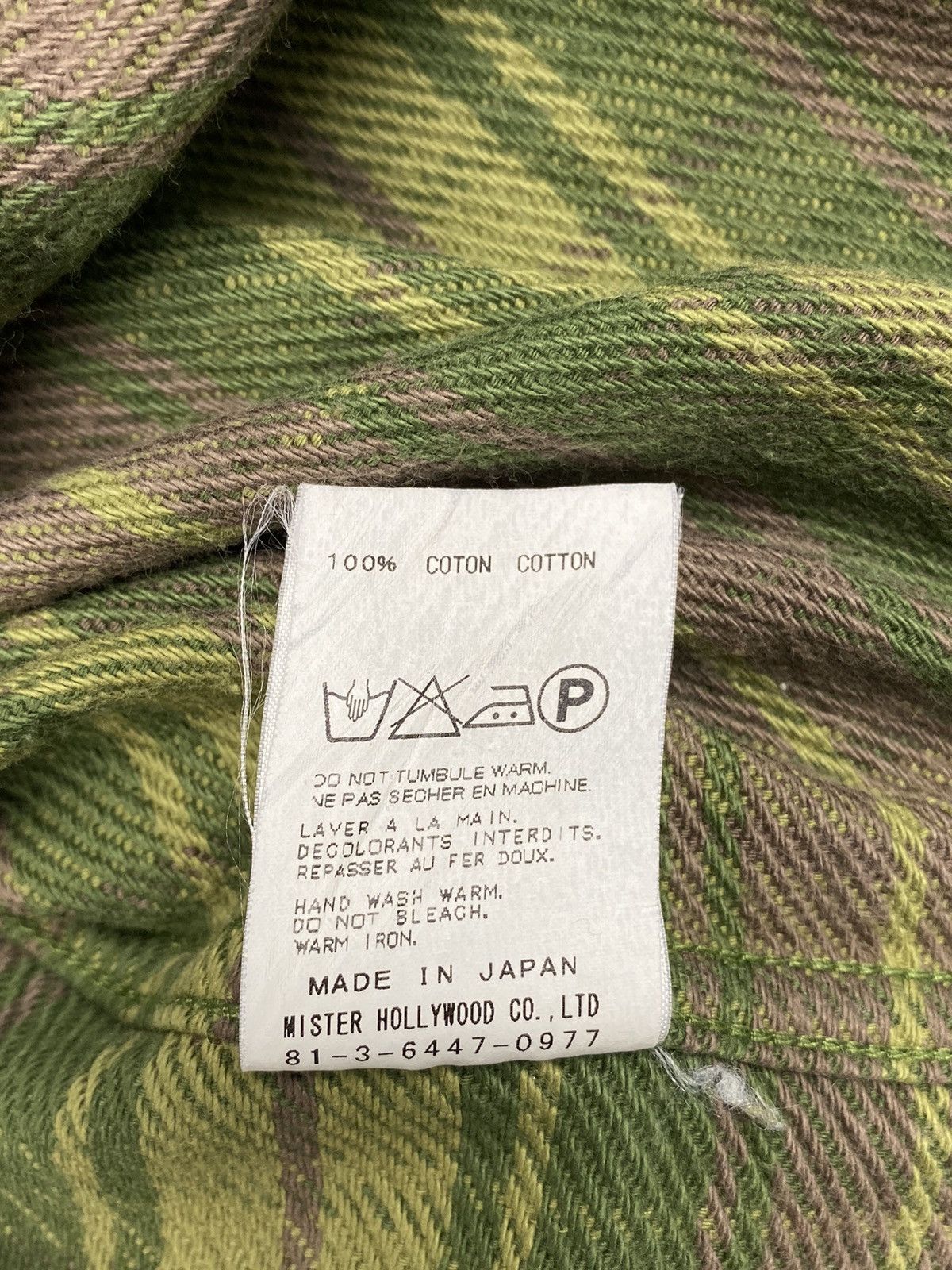 N.Hoolywood Checkered Flannel Size US M / EU 48-50 / 2 - 8 Thumbnail