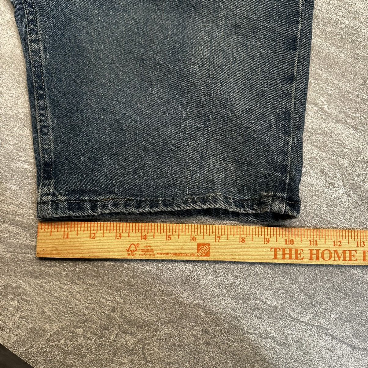Vintage × Wrangler Vintage Wrangler Jorts Denim Shorts Mid Blue Baggy Relaxed Size US 34 / EU 50 - 9 Thumbnail