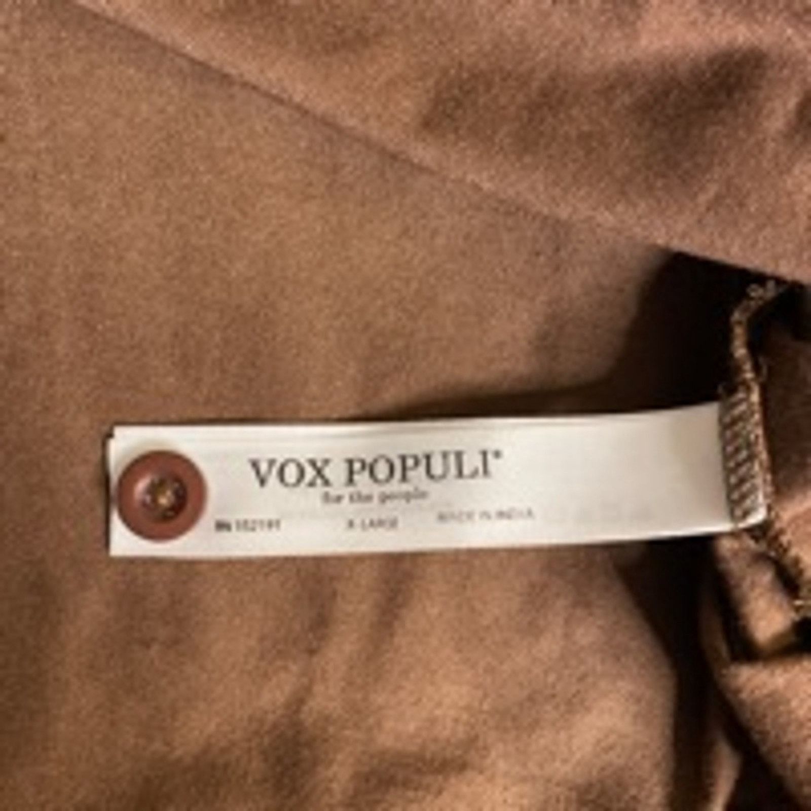 Other Cafe Aesthetic Embroidered Coffee Shirt Brown Vox Populi L Size US L / EU 52-54 / 3 - 7 Thumbnail