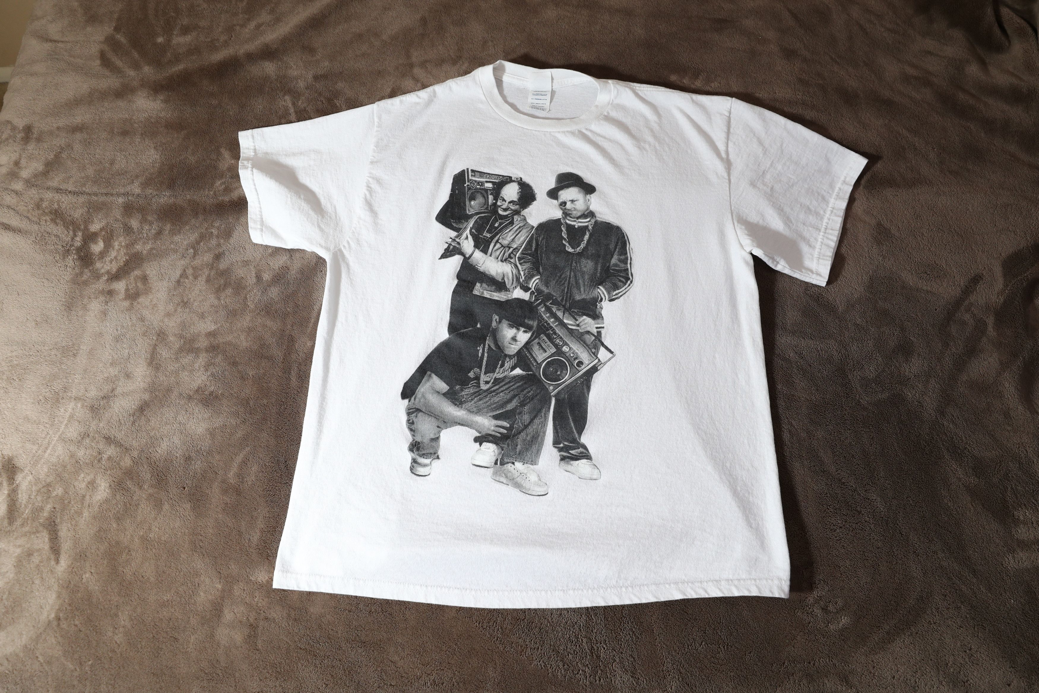 Rap Tees Vintage Three Stooges Run DMC Shirt (XL) Size US XL / EU 56 / 4 - 4 Thumbnail