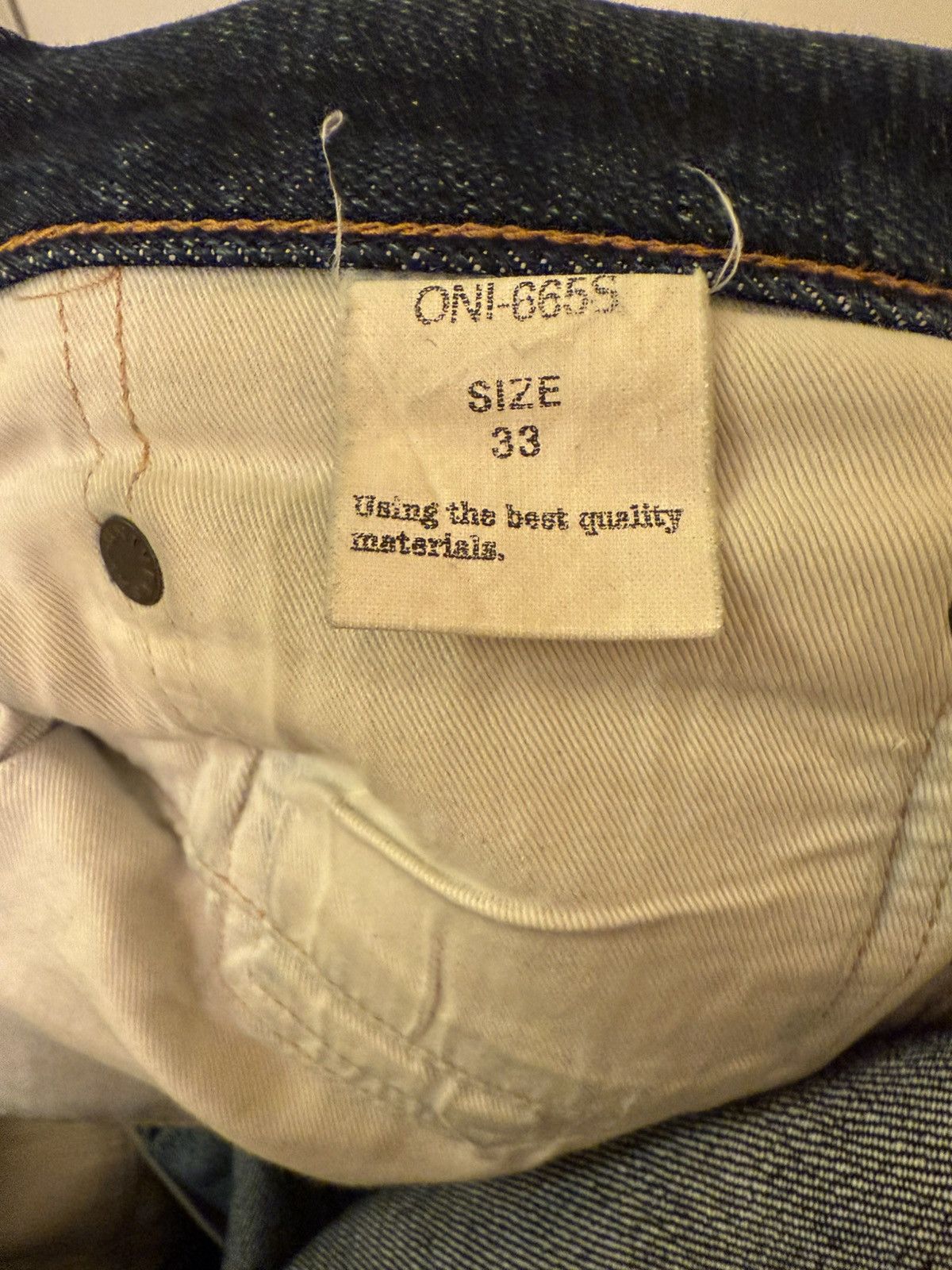 Oni Oni 665S 15pz Stretch Denim *Vintage Gold* Size US 33 - 5 Thumbnail