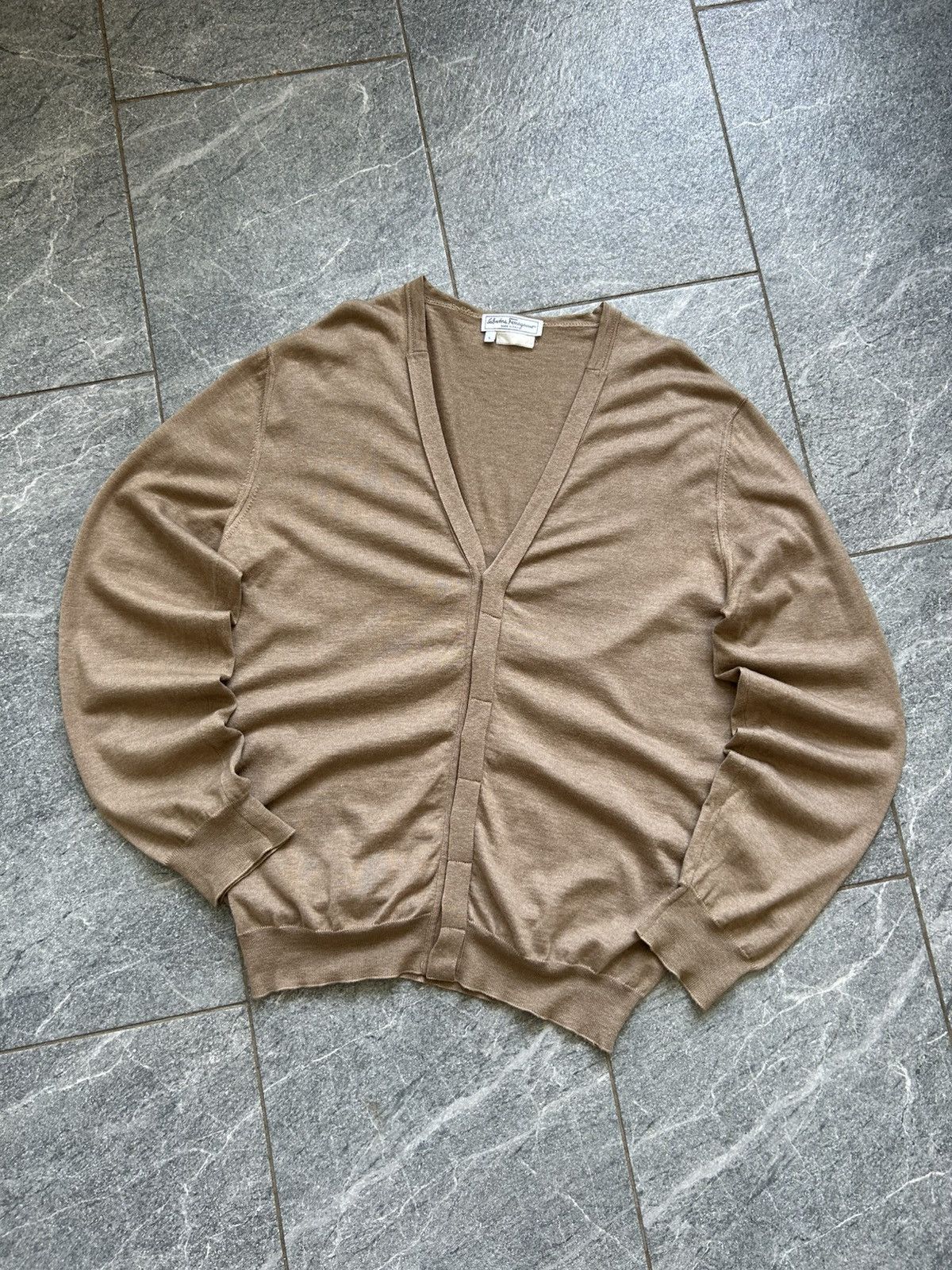 Salvatore Ferragamo Vintage salvatore ferragamo cardigan sweater Size US L / EU 52-54 / 3 - 1 Thumbnail