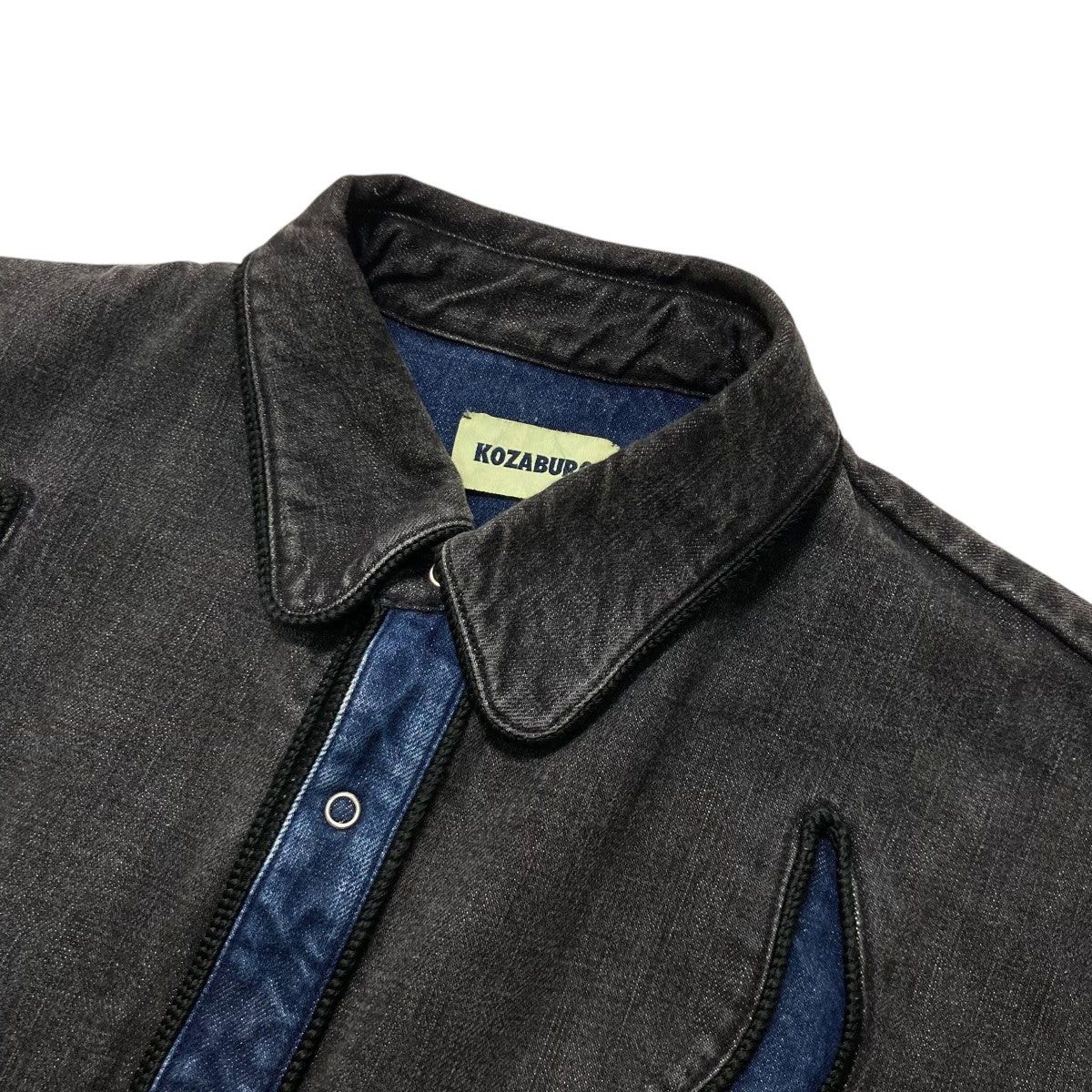 KOZABURO KOZABURO Denim Long Sleeve Western Shirt Blue 2 Size US M / EU 48-50 / 2 - 3 Thumbnail