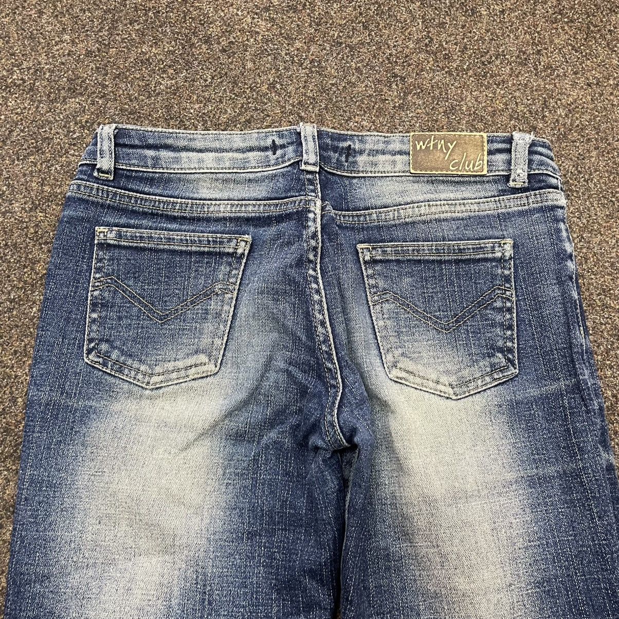 Vintage Y2K Vintage Flared Bootcut Jeans Sun Faded Distressed Grunge Size 32" / US 10 / IT 46 - 3 Thumbnail