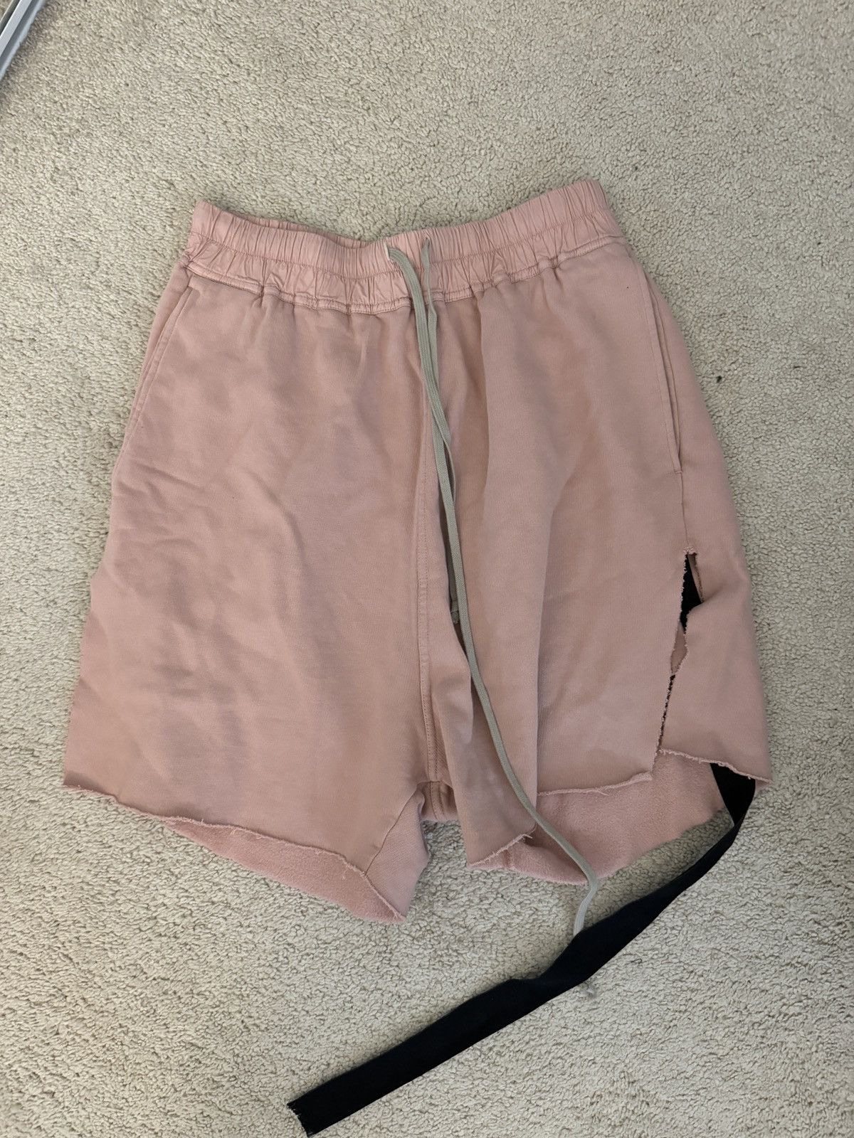 Rick Owen’s pink men’s shorts