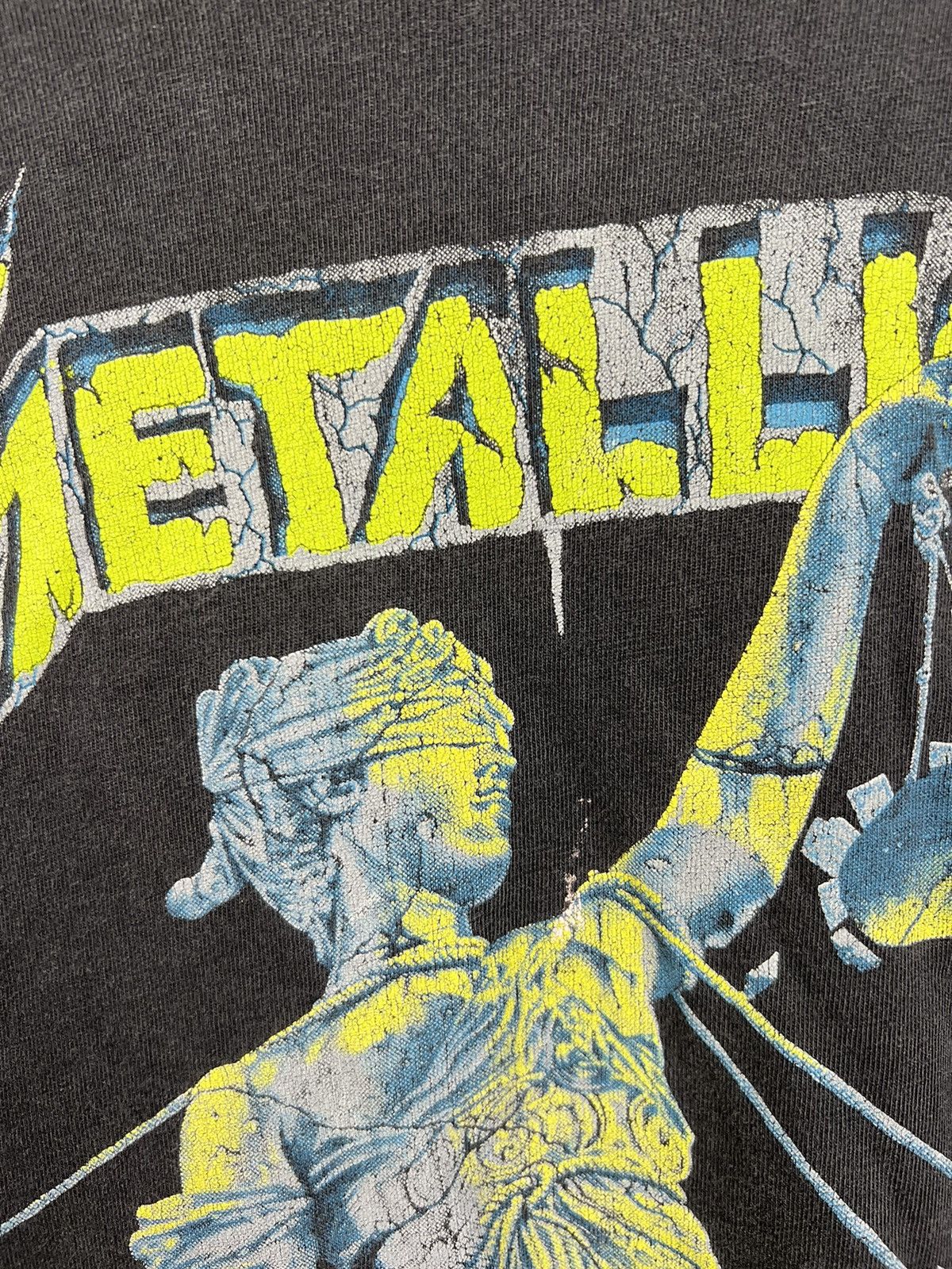 Band Tees × Vintage 1994 Metallica Hammer of Justice t-shirt Size US XL / EU 56 / 4 - 9 Thumbnail