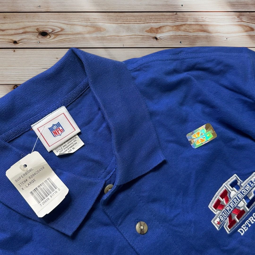 NFL Vintage NFL Super Bowl XL Shirt Men’s XL Blue Y2K New Size US XL / EU 56 / 4 - 2 Thumbnail