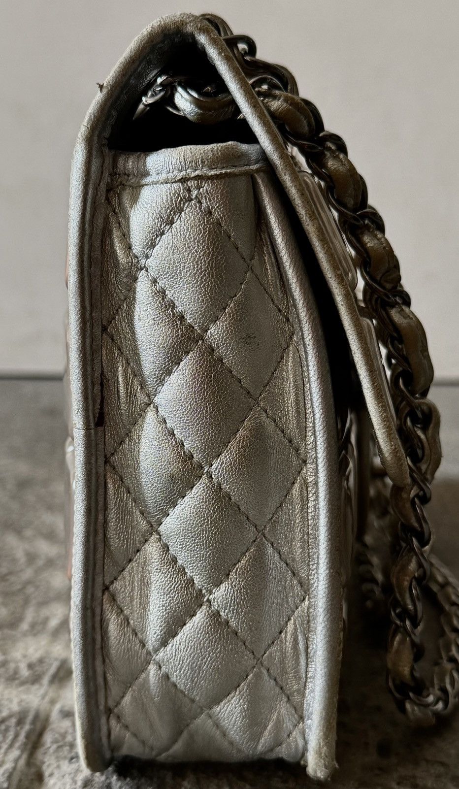 Chanel Chanel - Karl Lagerfeld - 2008 - Silver Ice Cube Flap Bag Size ONE SIZE - 7 Thumbnail