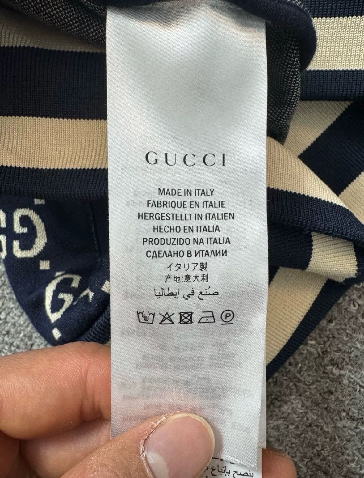 Gucci Gucci Red and blue old flower full logo jacket 2503-Nextarr Size US S / EU 44-46 / 1 - 5 Thumbnail