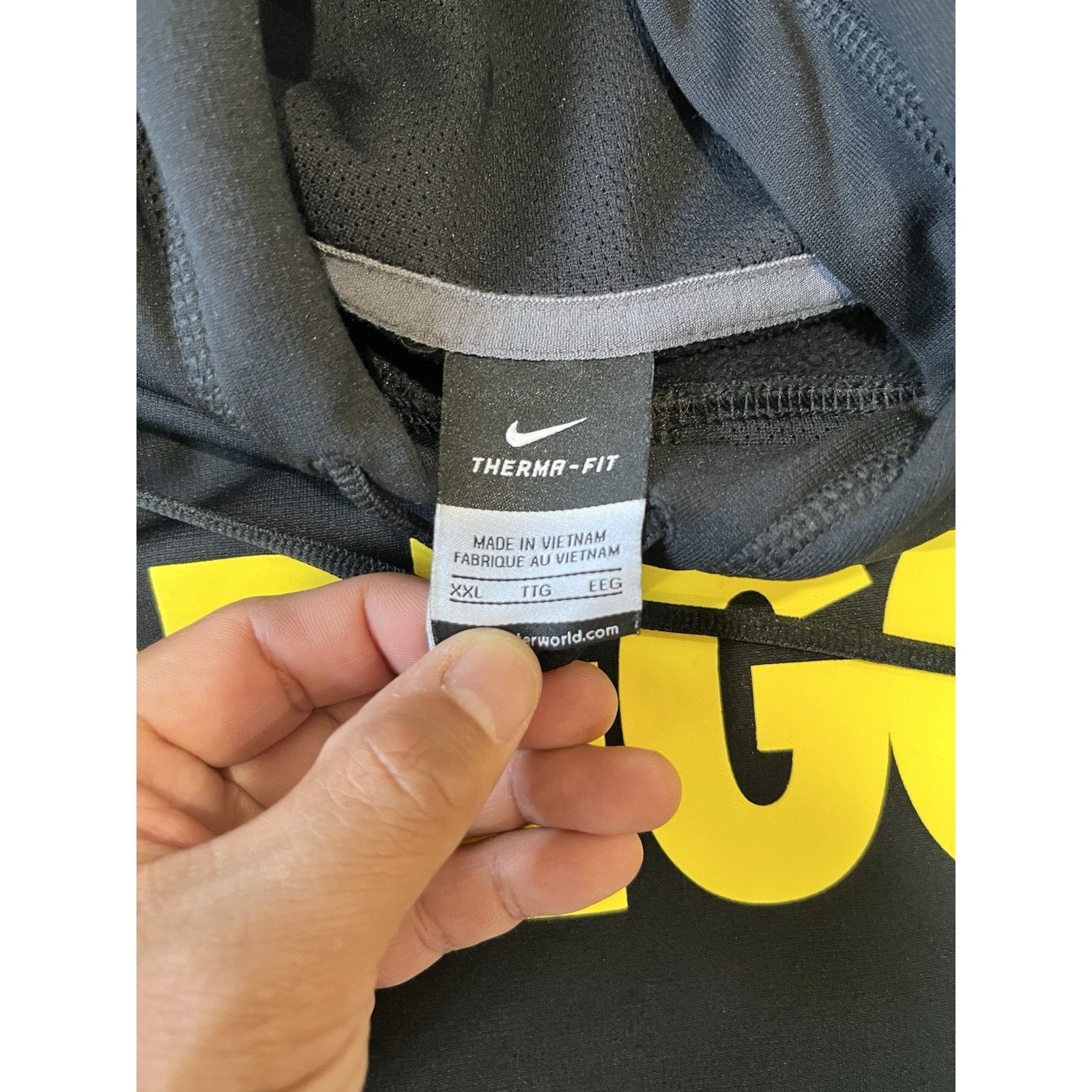 Nike Nike Oregon Ducks Hoodie Jacket Black Yellow Long Sleeve 2XL Size US XXL / EU 58 / 5 - 8 Thumbnail
