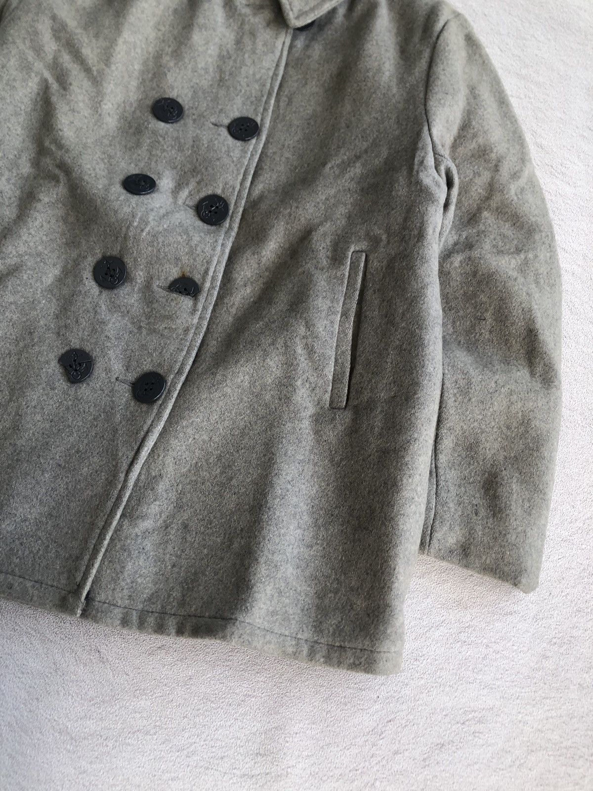Schott Schott US740N peacoat meltom wool Size US L / EU 52-54 / 3 - 7 Thumbnail