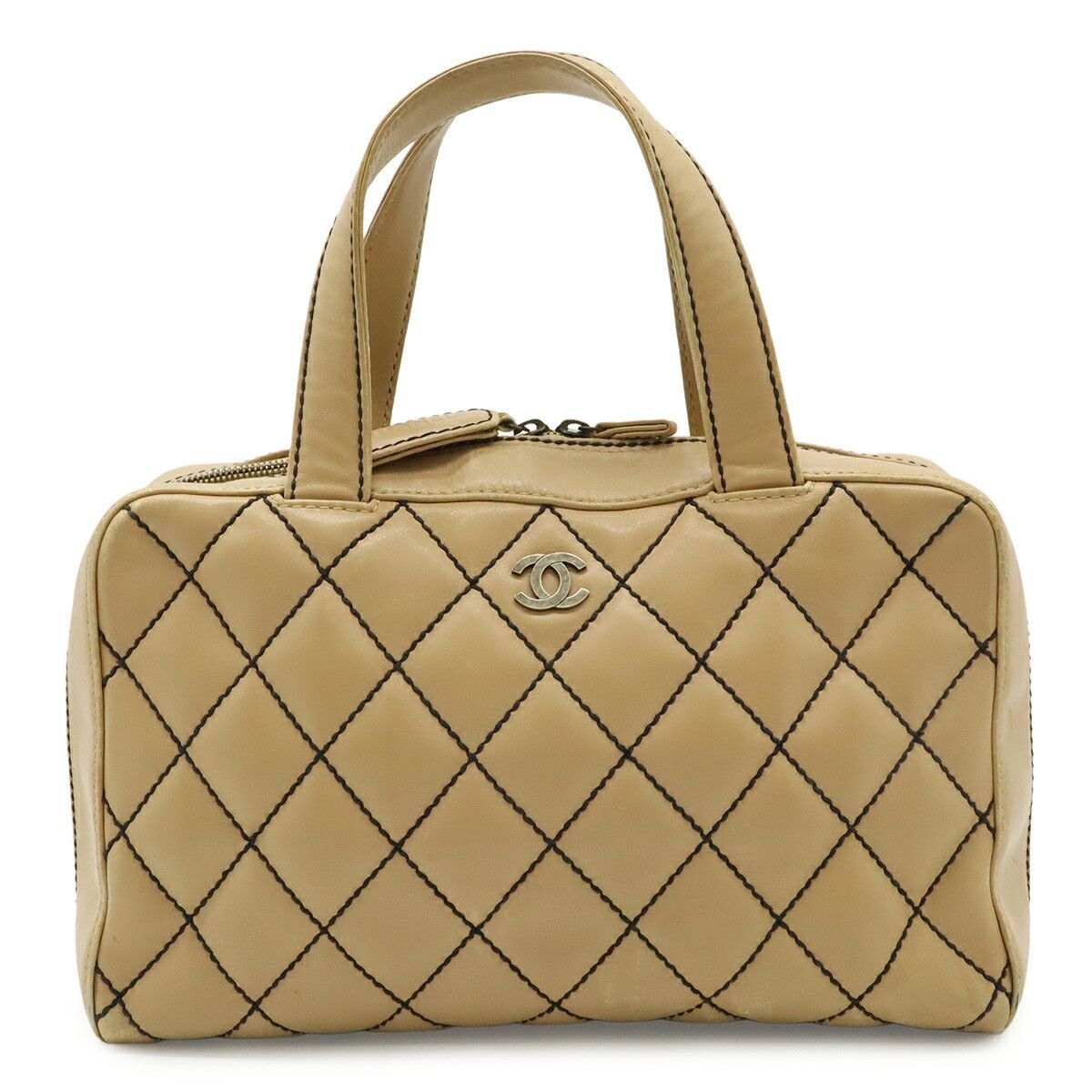 Chanel Chanel Chanel Wild Stitch Leather Handbag Leather Handbag A14692 DUTY FREE for USA Size ONE SIZE - 1 Thumbnail