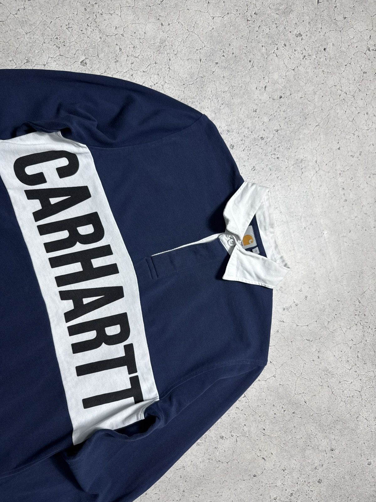 Carhartt Carhartt Rugby Sweatshirt Big Logo Size S Size US S / EU 44-46 / 1 - 4 Thumbnail