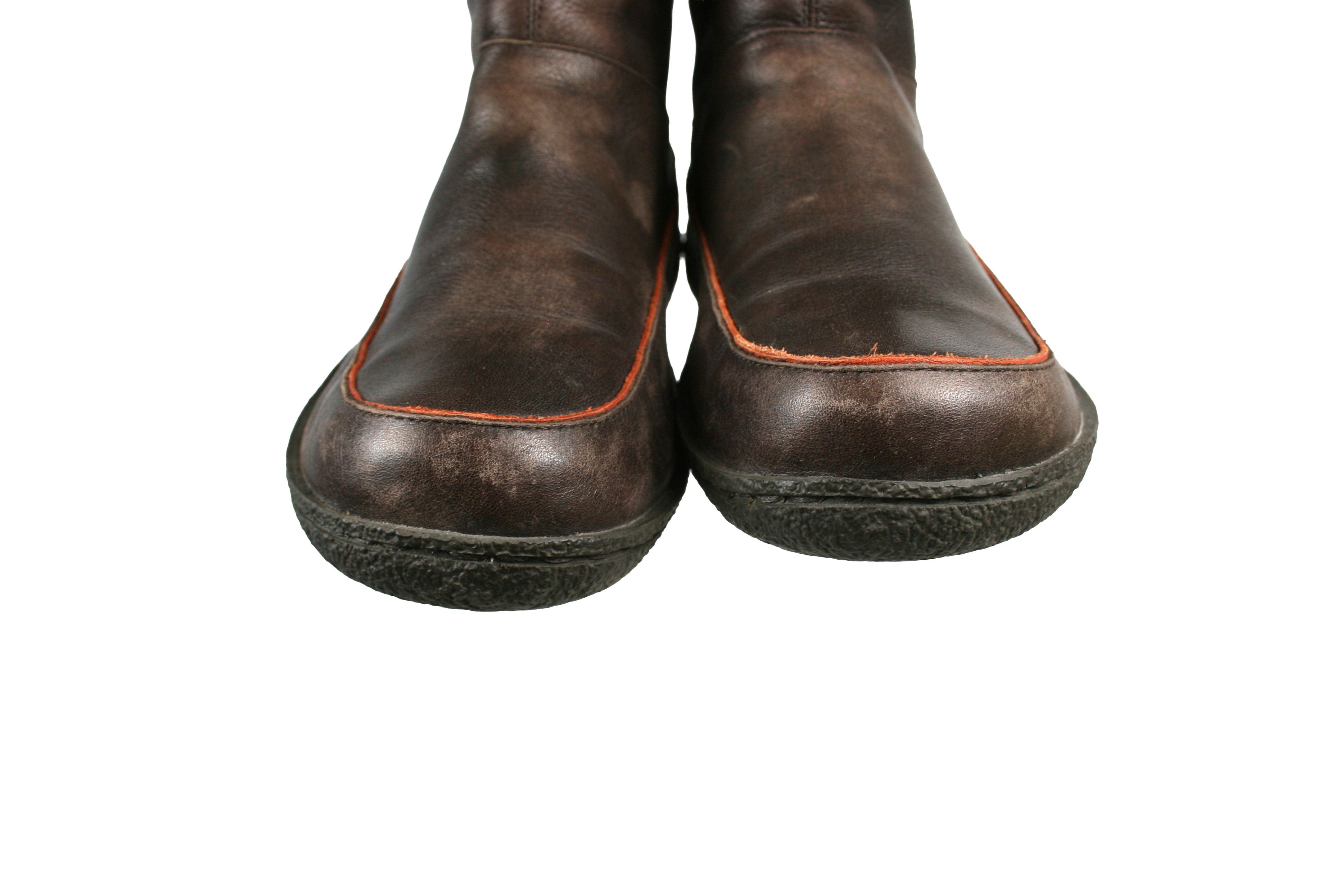 Camper Y2K Moto Boxing Knee High Leather Boots Vintage Size US 7 / IT 37 - 4 Thumbnail