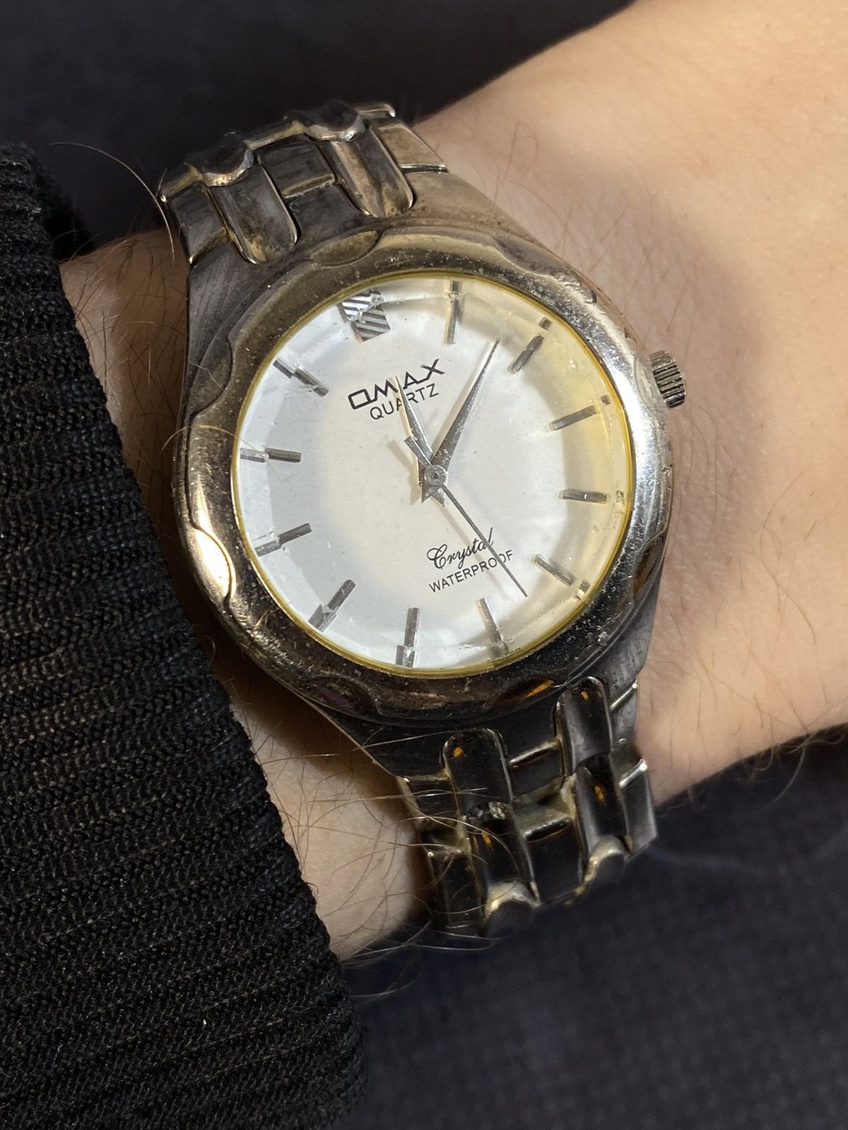 Japanese Brand × Vintage Omax Classic White Dial Quartz Watch Japanese Brand Size ONE SIZE - 2 Thumbnail