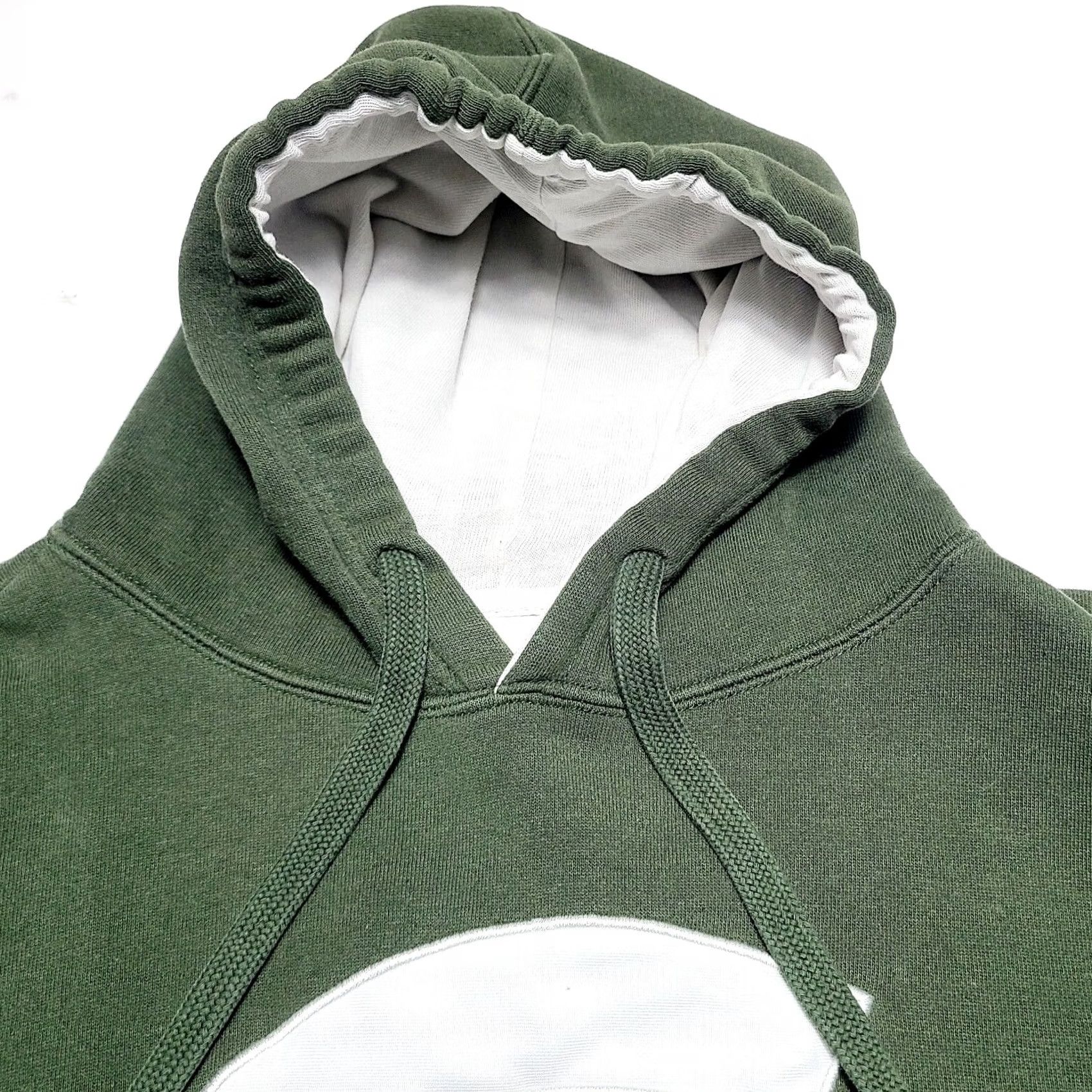 Vintage VINTAGE E5 Michigan State Spartans Hoodie Adult Small Green MSU Faded 90s College University Logo Pullover Long Sleeve Cotton Mens Size US S / EU 44-46 / 1 - 6 Thumbnail