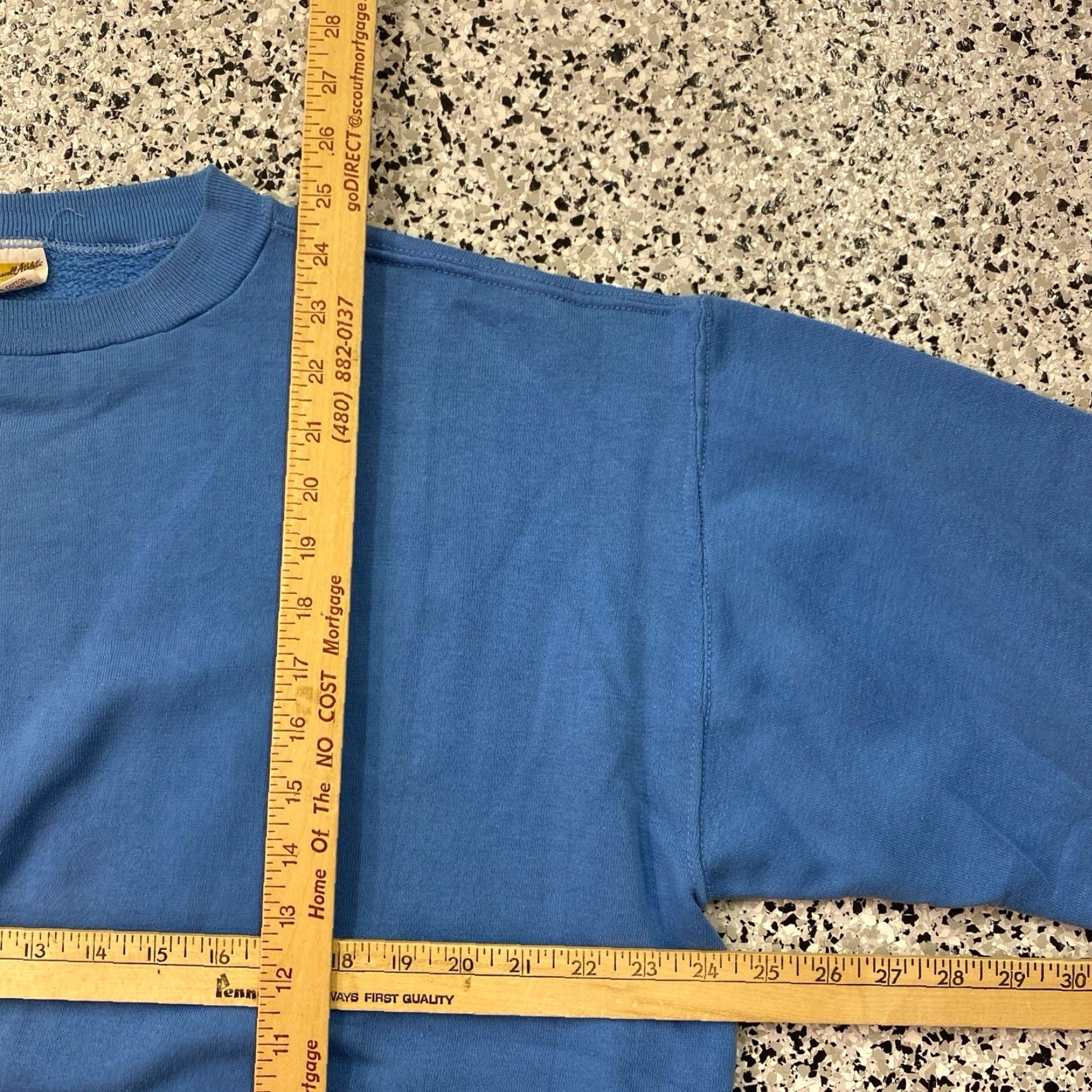 Russell Athletic VINTAGE Russell Athletic Sweatshirt Mens XL Blue Crew Neck Pullover USA 90s Heavyweight Size US XL / EU 56 / 4 - 4 Thumbnail