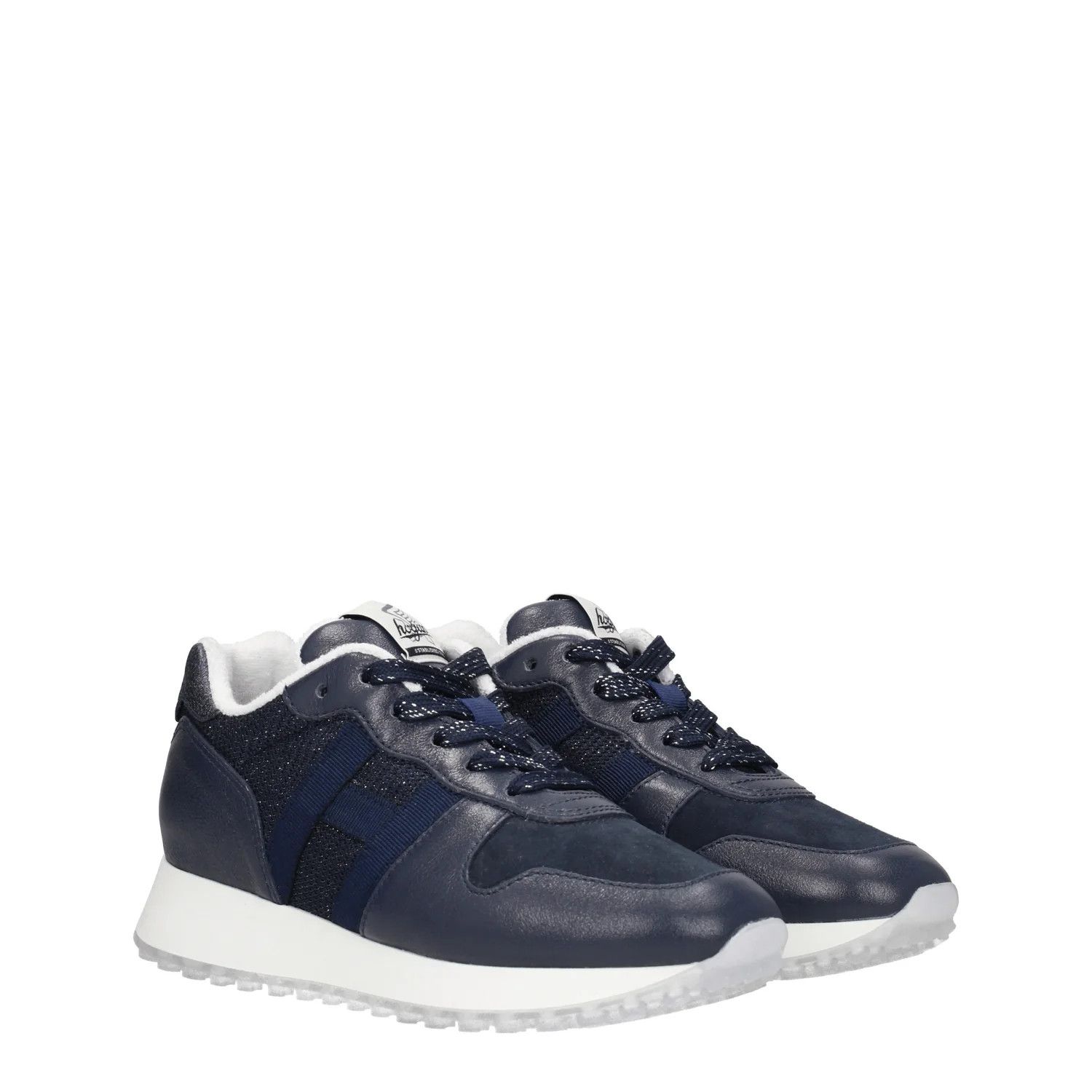Hogan ob1o1e1124 Leather Sneakers in Blue Size US 5.5 / IT 35.5 - 2 Thumbnail