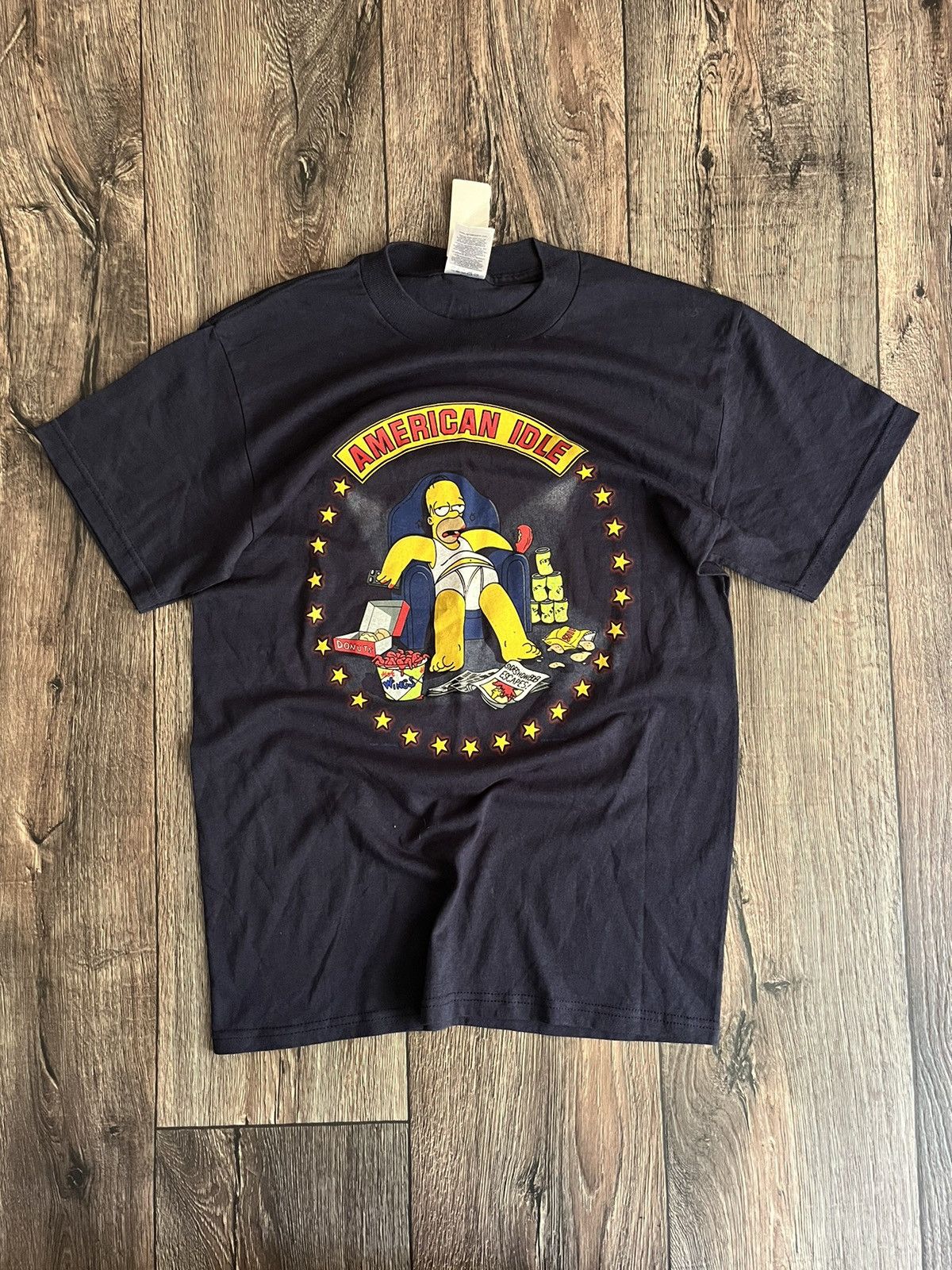 Delta × The Simpsons Vintage The Simpsons Delta 2003 Fox Homer Logo T-shirt Movie Size US S / EU 44-46 / 1 - 1 Thumbnail