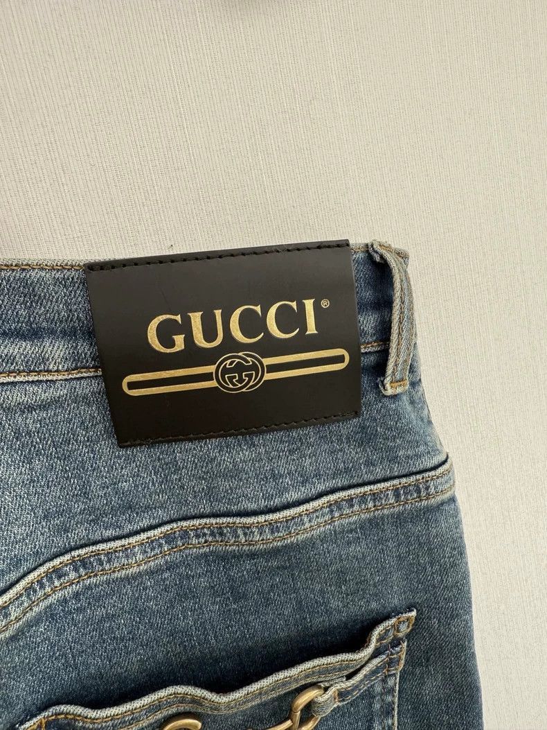 Gucci Gucci Denim Pants in Light Blue Color-2505 Size 28" / US 6 / IT 42 - 6 Thumbnail