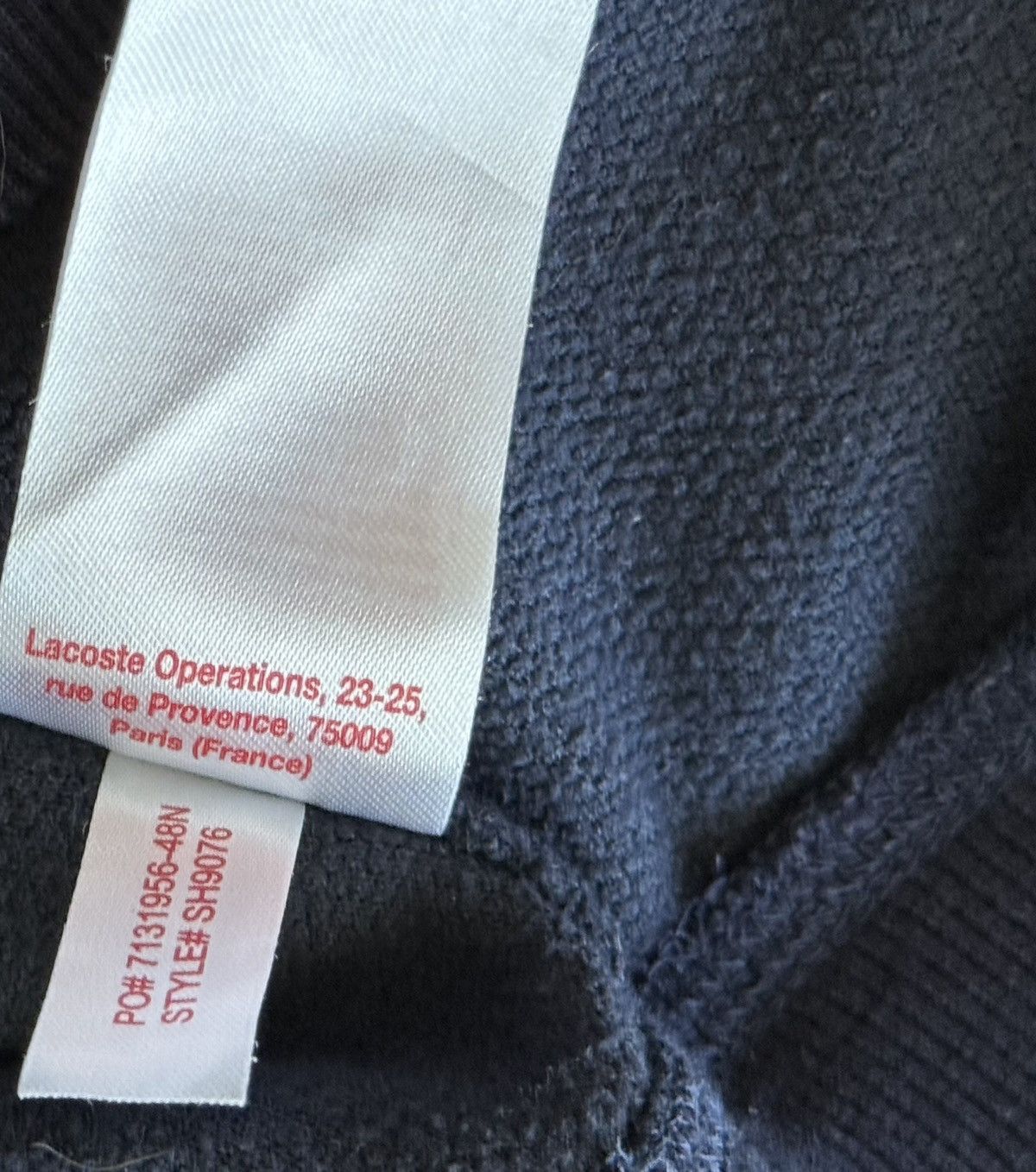 Lacoste Lacoste live polar fleece logo crew boxy sweatshirt Size US M / EU 48-50 / 2 - 7 Thumbnail