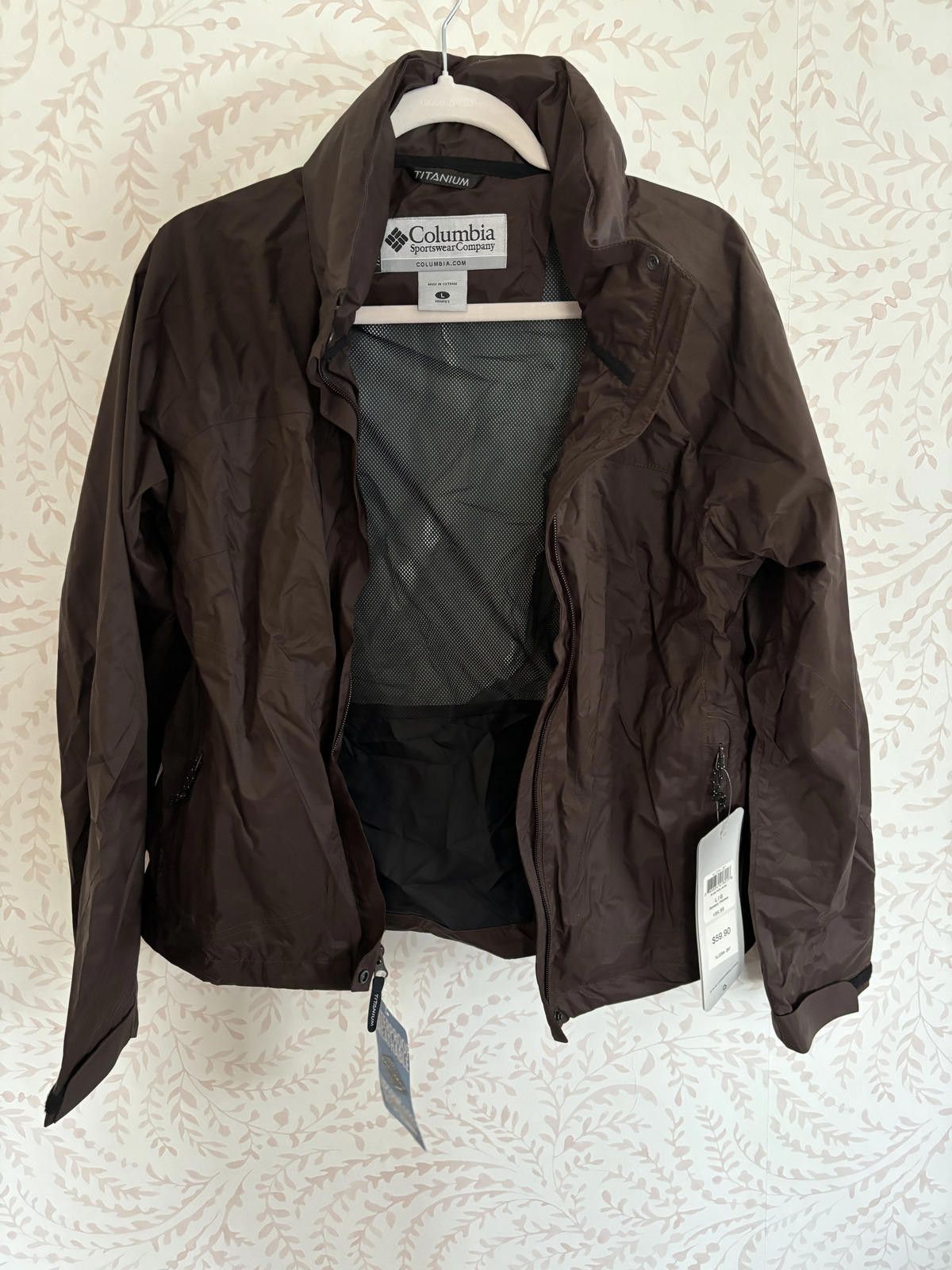 Columbia NWT Columbia Titanium Lightweight Brown Jacket Size S / US 4 / IT 40 - 1 Thumbnail