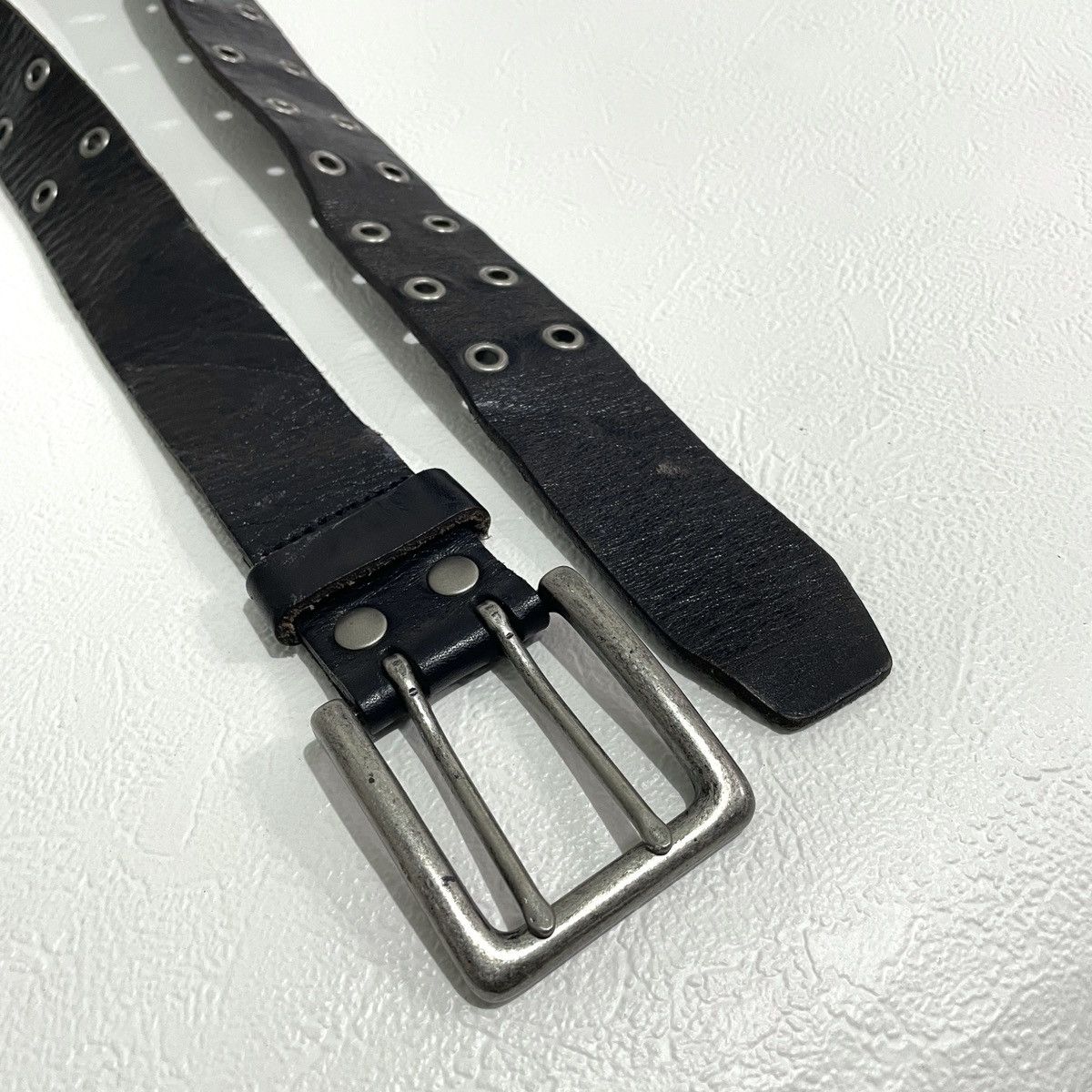 If Six Was Nine Vintage studded y2k leather belt kapital style Size ONE SIZE - 2 Thumbnail
