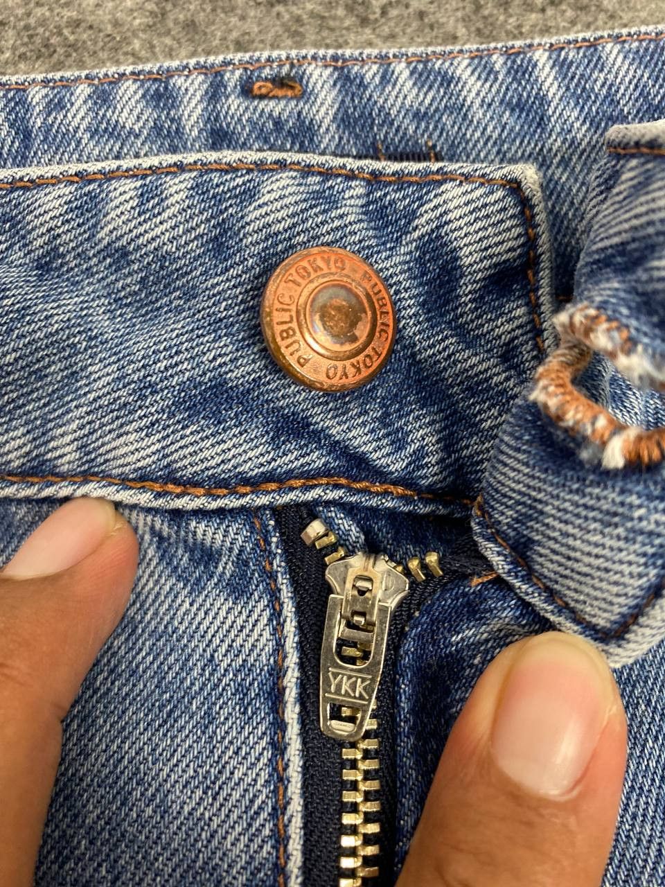 Japanese Brand vintage public tokyo denim wideleg highwaist denim Size US 28 / EU 44 - 8 Thumbnail