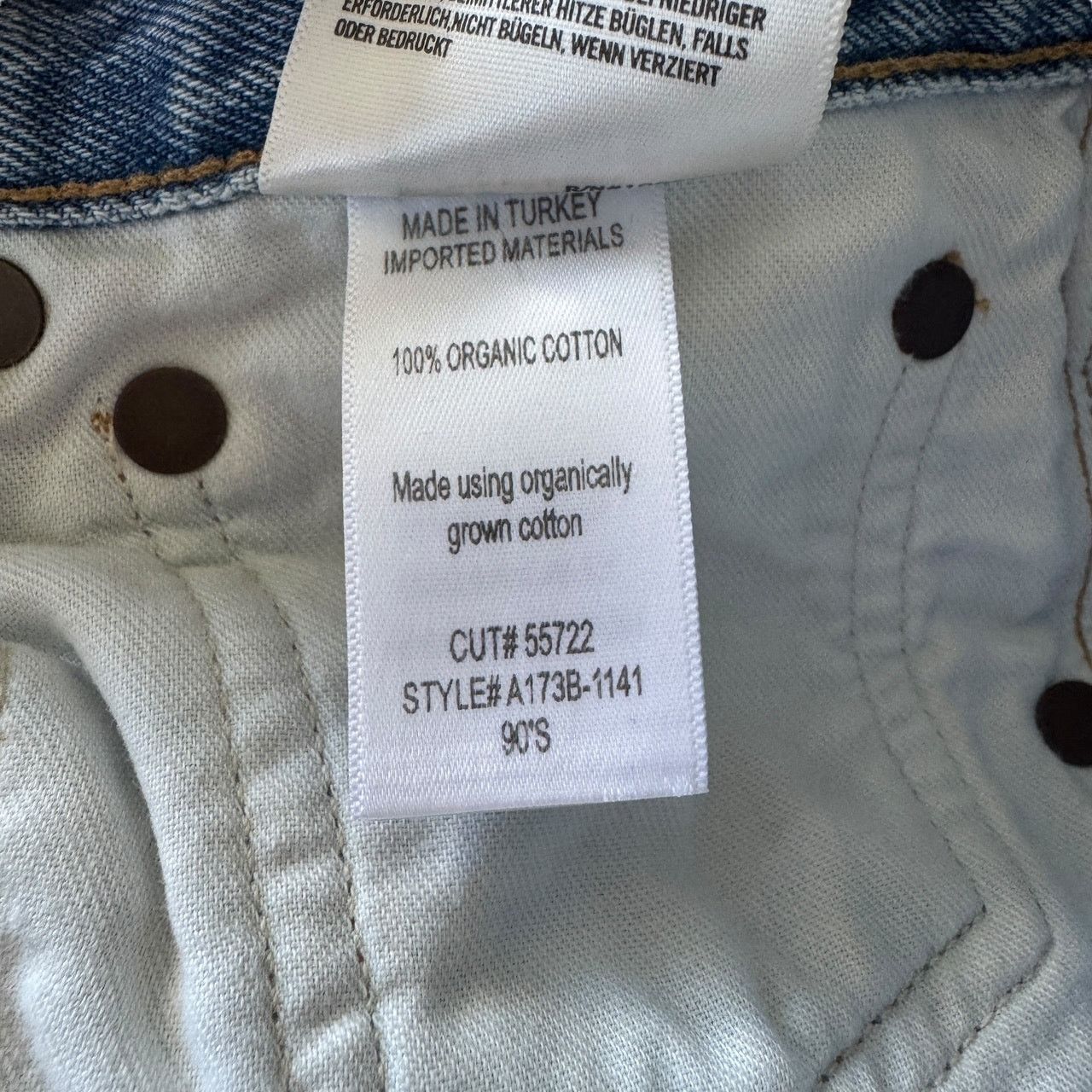 Agolde AGOLDE 90s Crop Jean Echo Wash Distressed Size 24" / US 00 / IT 34 - 7 Thumbnail